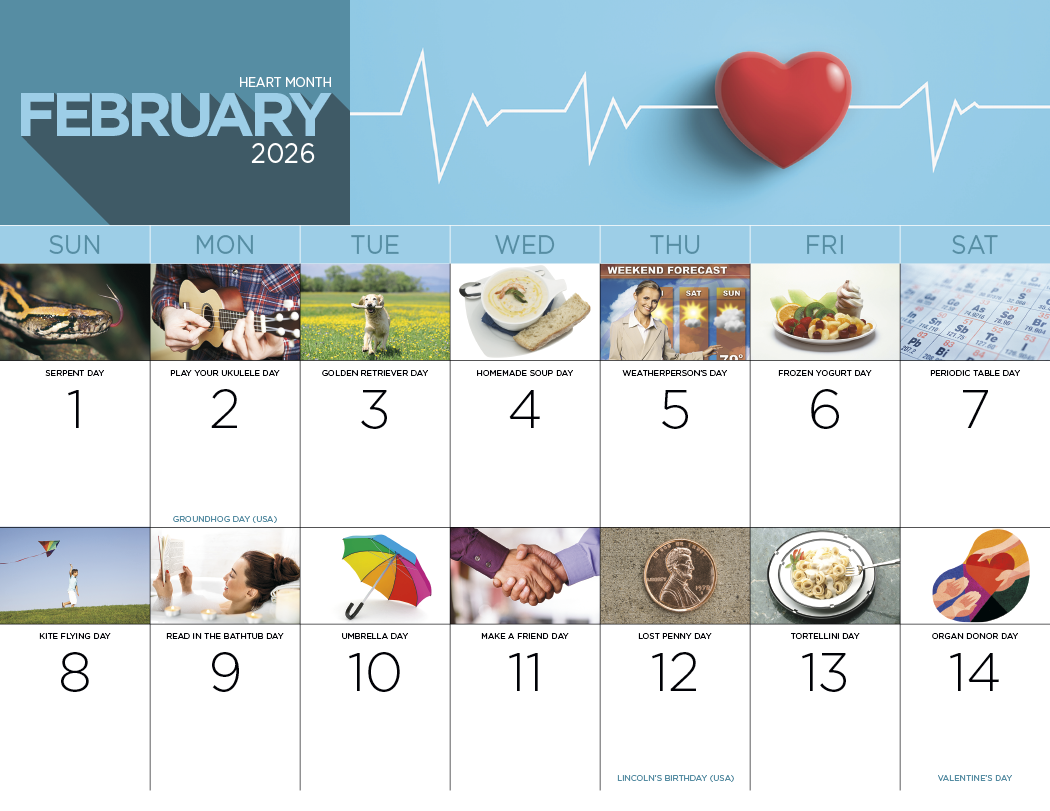 Good Value™ National Day - Spiral Calendar 10