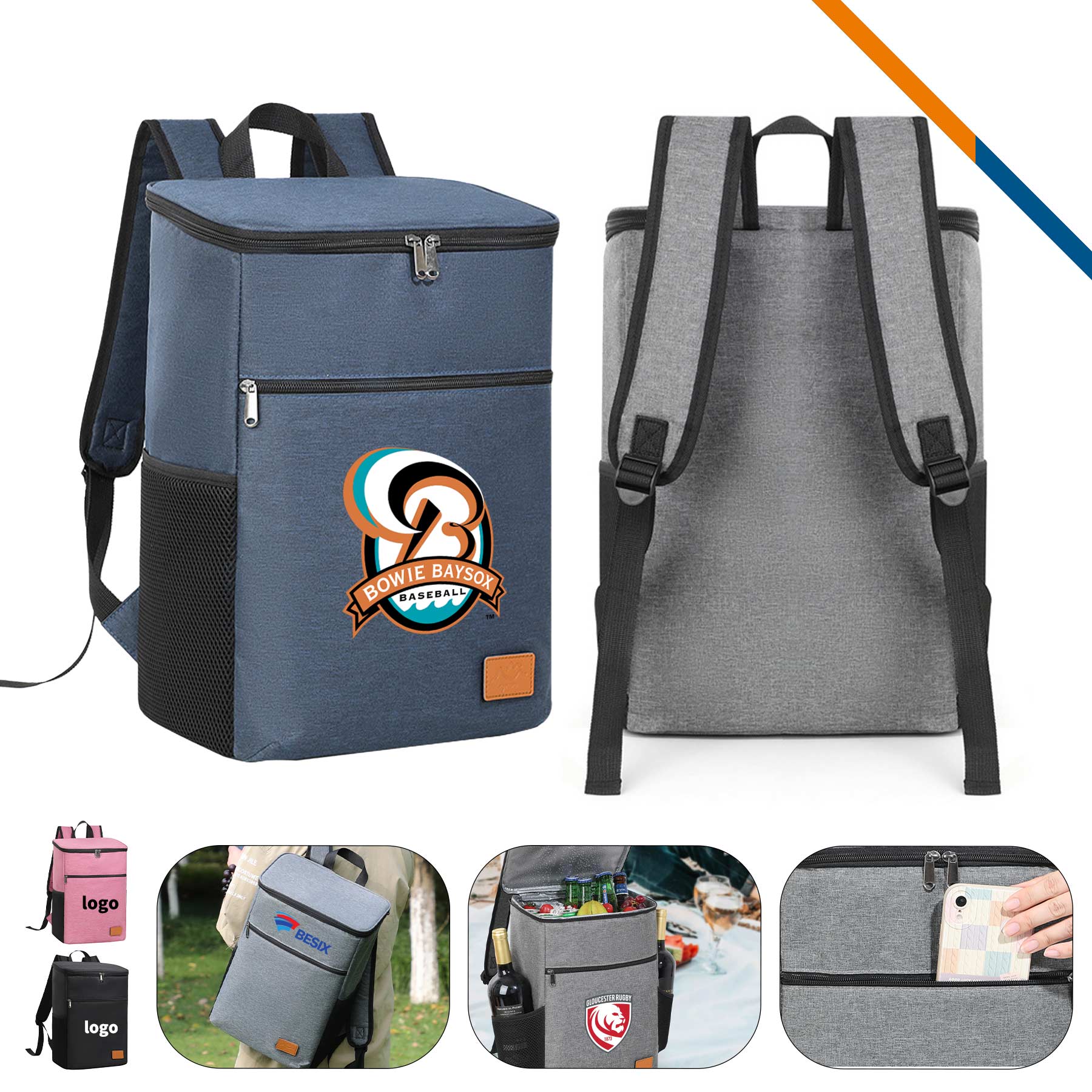 Warmkeep Outdoor PEVA Insulated Cooler Backpack 1