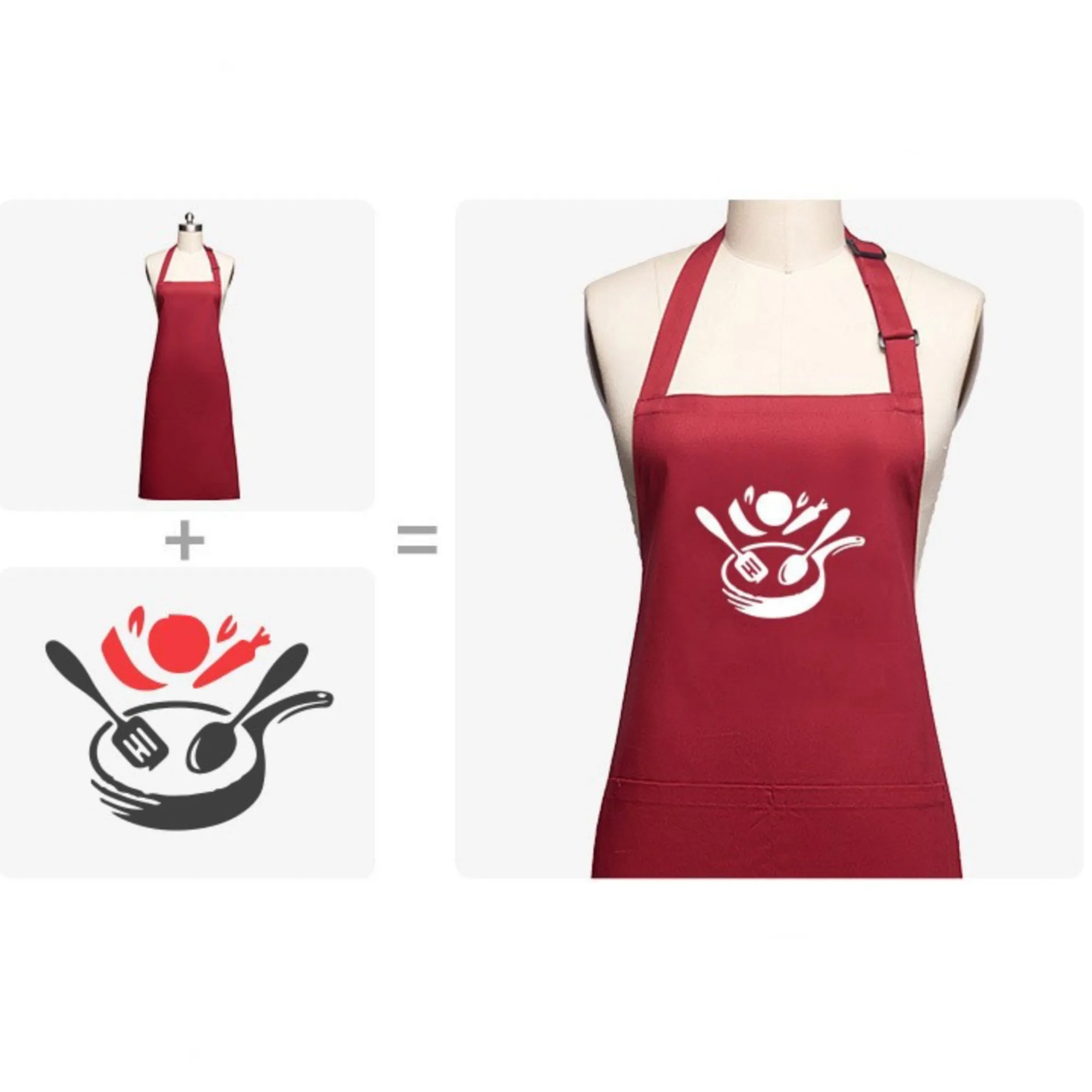 Kitchen Apron With Adjustable Strap 3