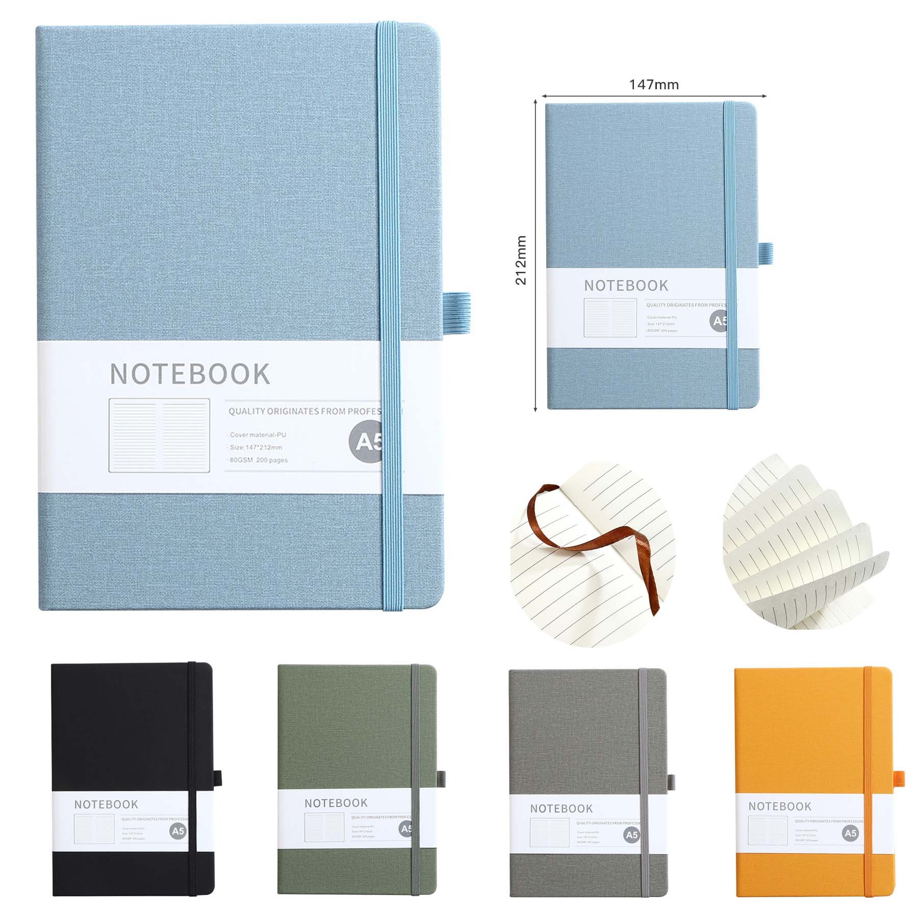 A5 Strap Notebook 5