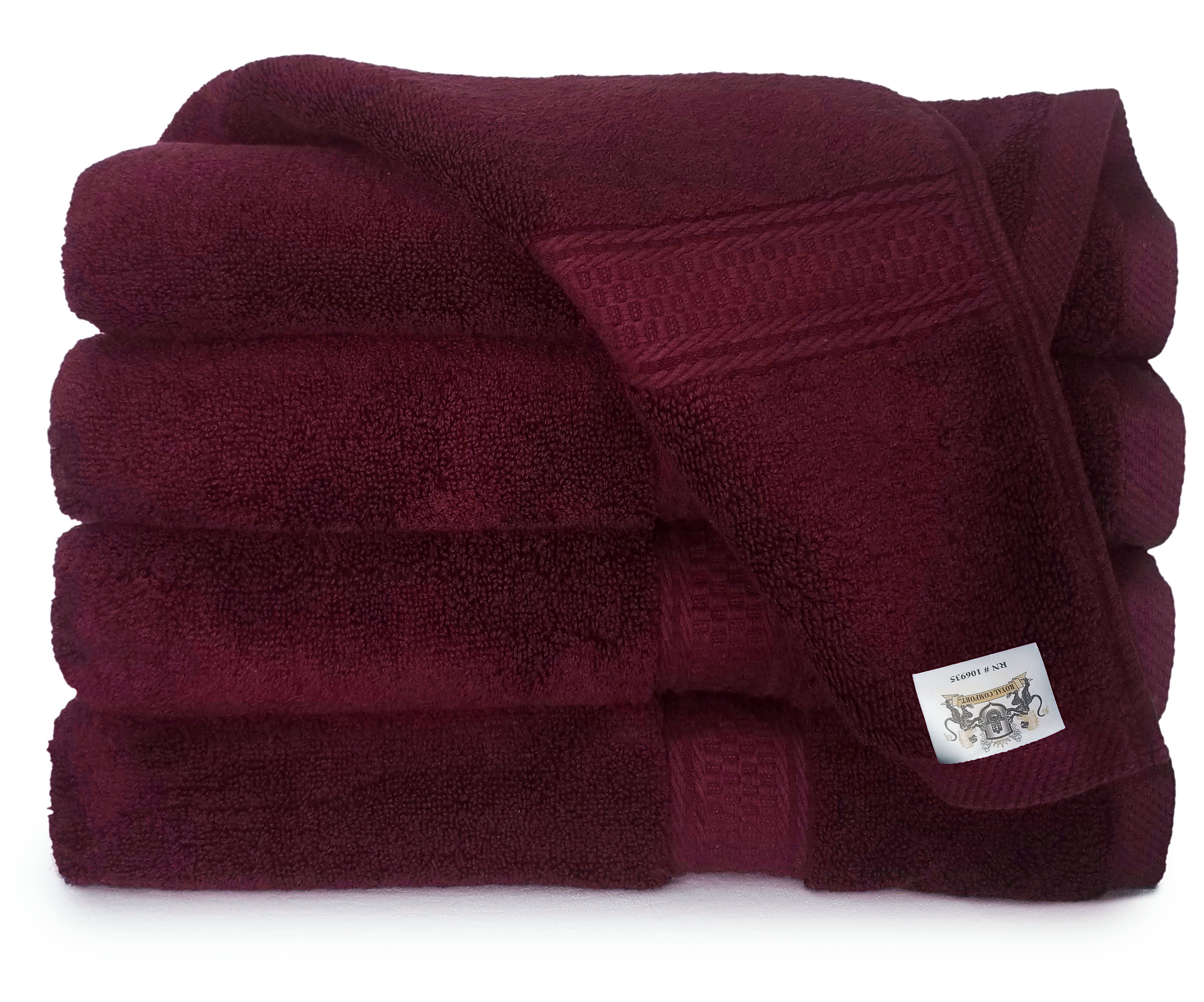 4pc Set 27x54 Bath Towels by Royal Comfort 8