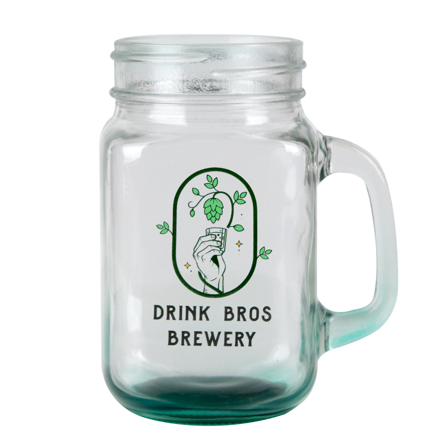 16 oz. Sunny Day Mason Jar (2 Color Imprint) 3