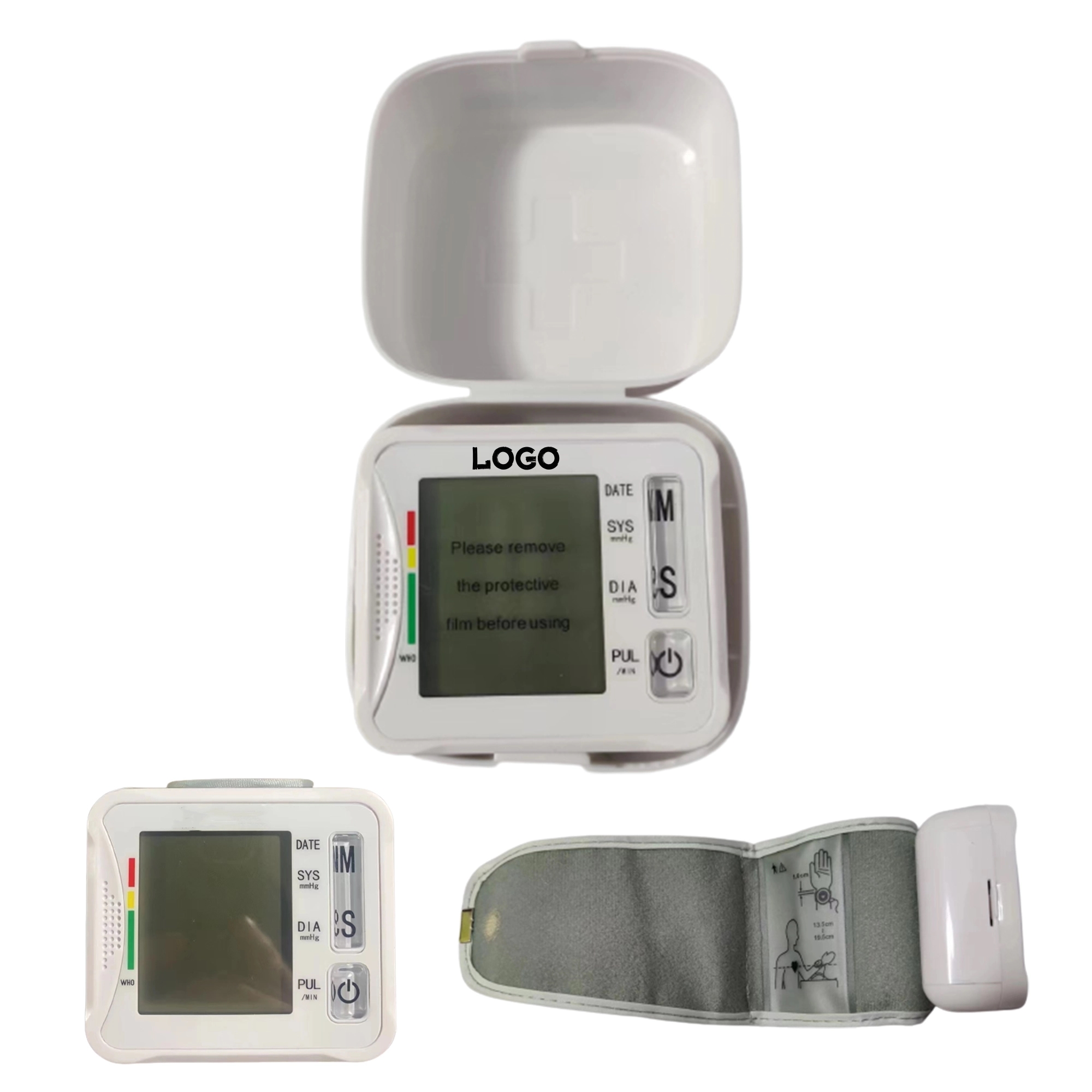 Wrist Blood Pressure Monitor BP Machine MOQ 20PCS