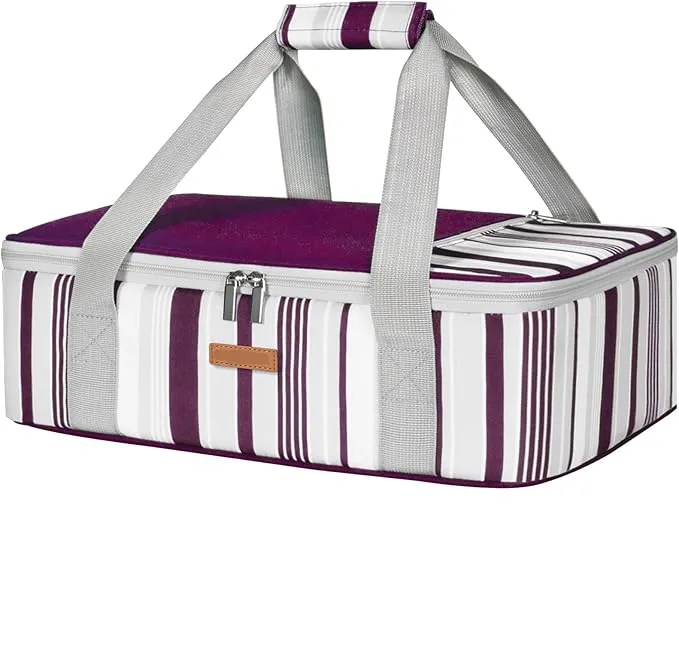 Insulated Casserole Carrier for Hot or Cold Food 2