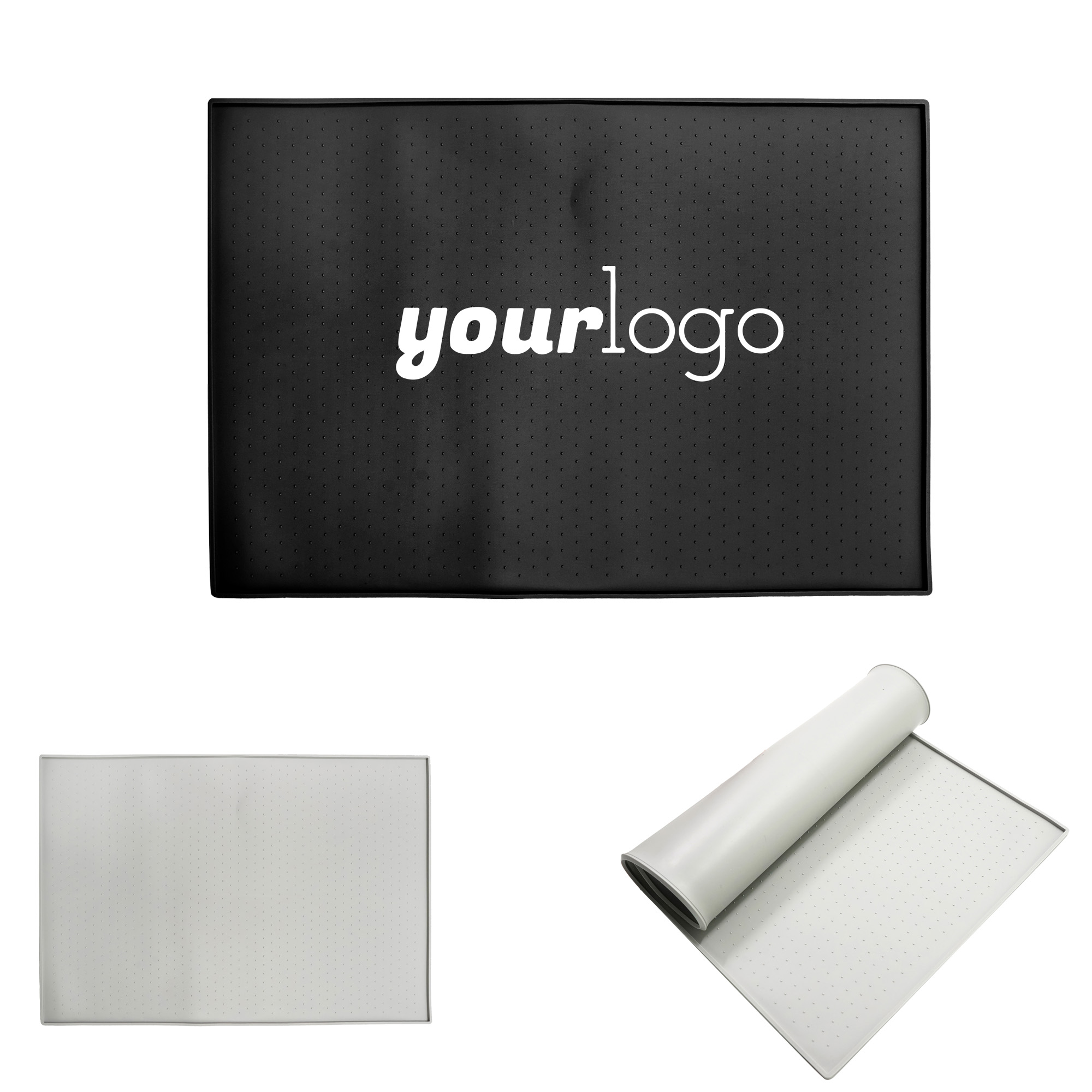 Flexible Silicone Pet Feeding Spill Mat 2