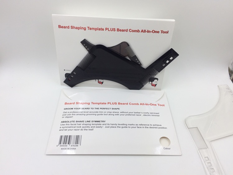 Beard styling template comb 3
