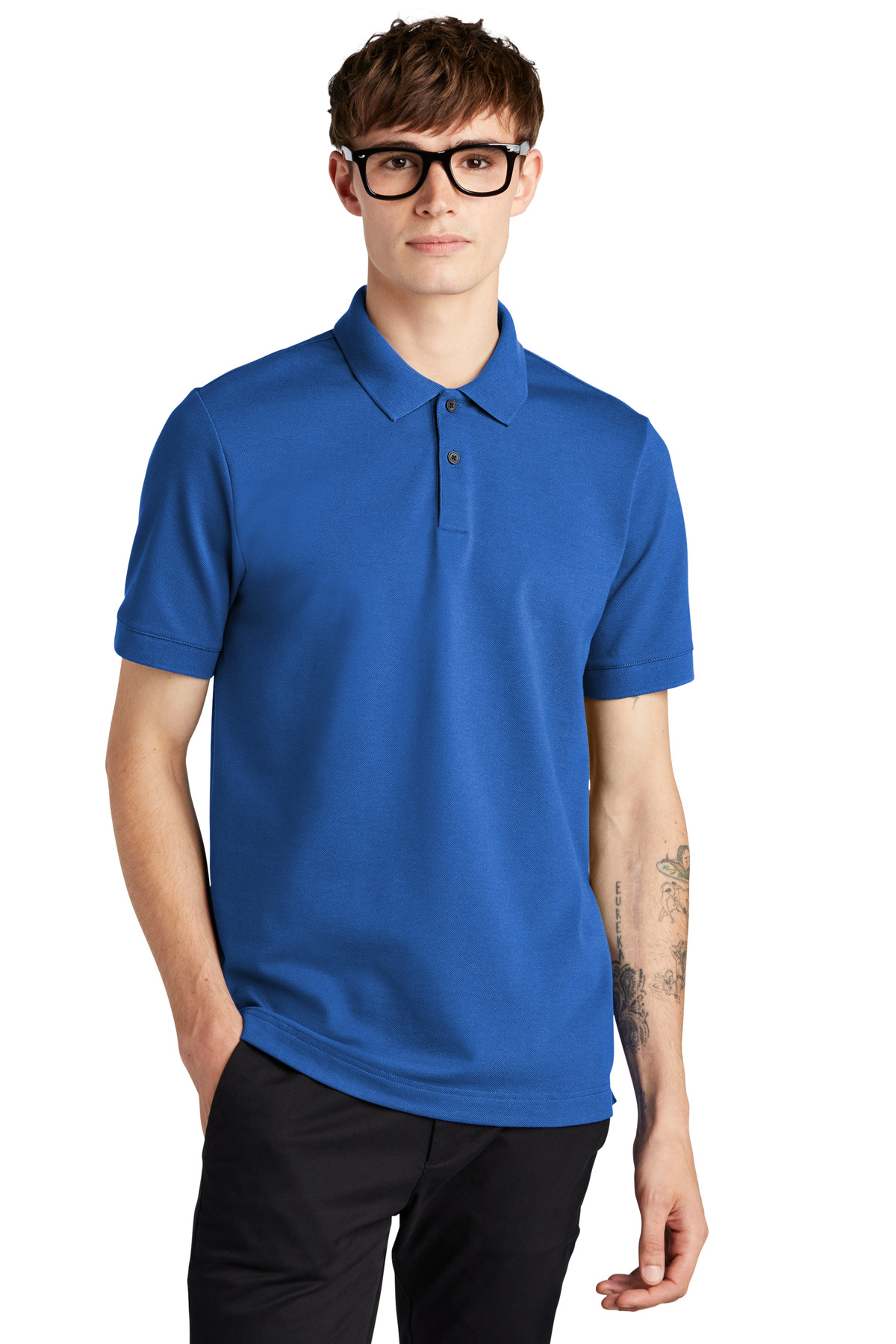 Mercer+Mettle Stretch Heavyweight Pique Polo MM1000 68