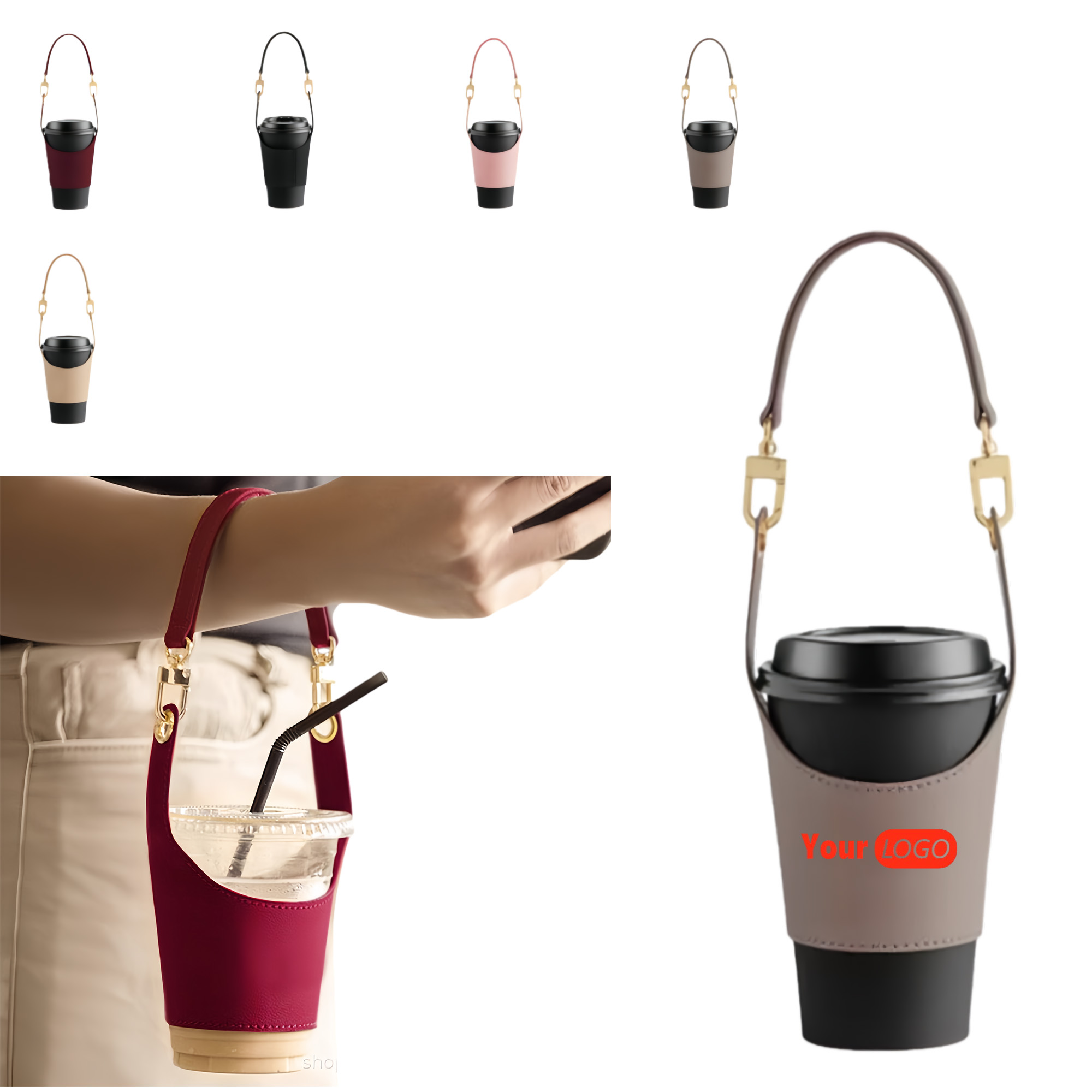 Thickened Fleece Lined Cup Sleeve Adjustable 2