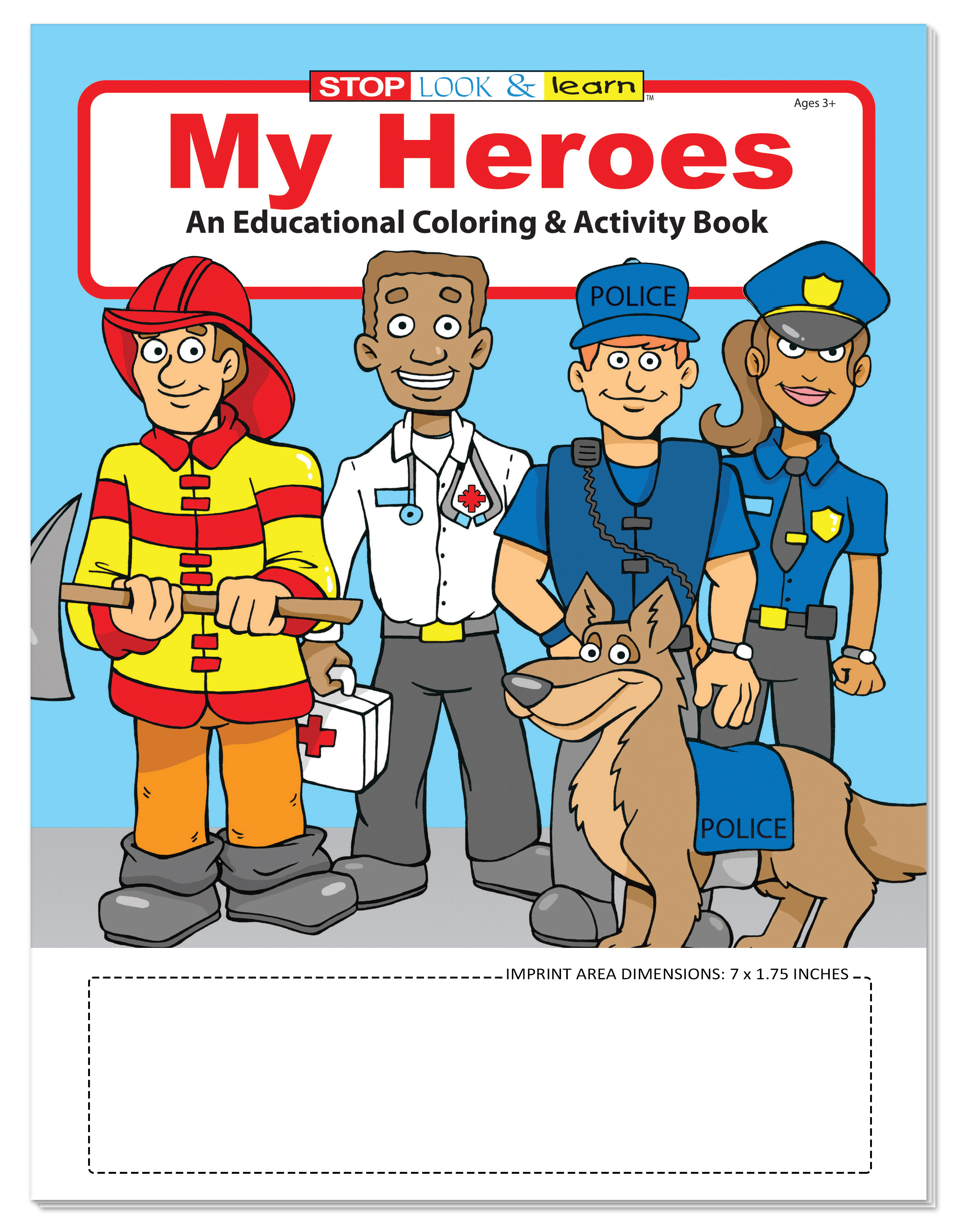COLORING BOOK - My Heroes Coloring & Activity Book 2