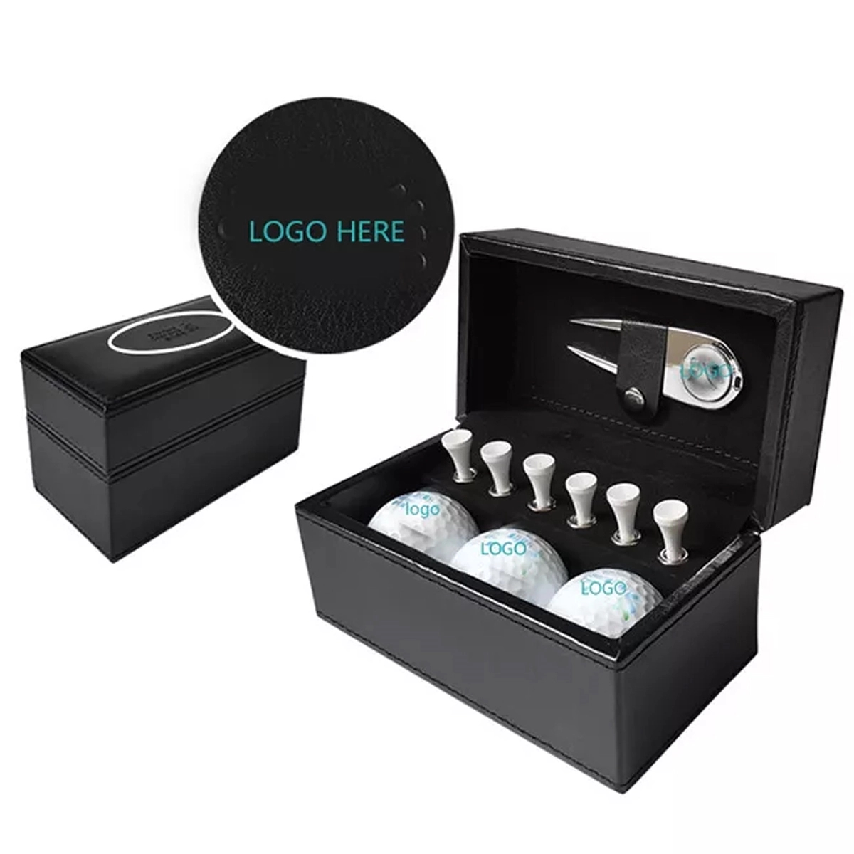 Golf Accessories Gift Set With Pu Box 3