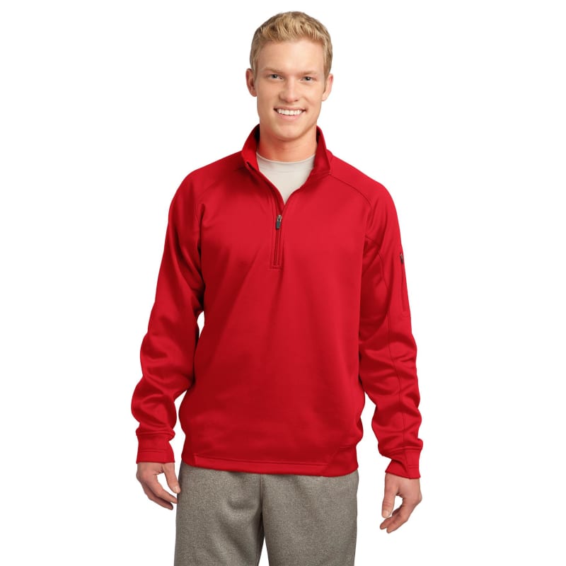 Sport-Tek Tech Fleece 1/4-Zip Pullover. 4