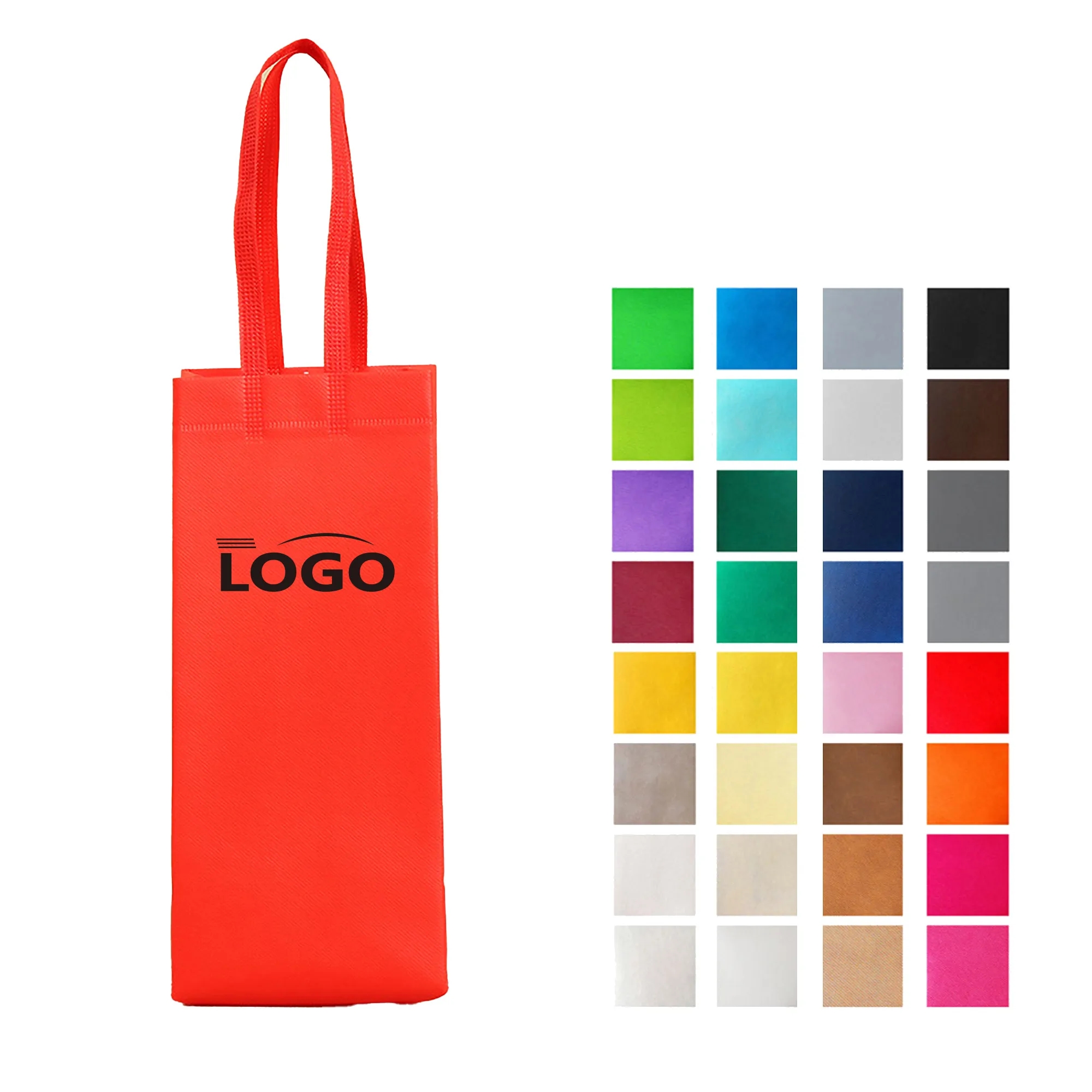 Customizable Non Woven Wine Bottle Gift Bag 2