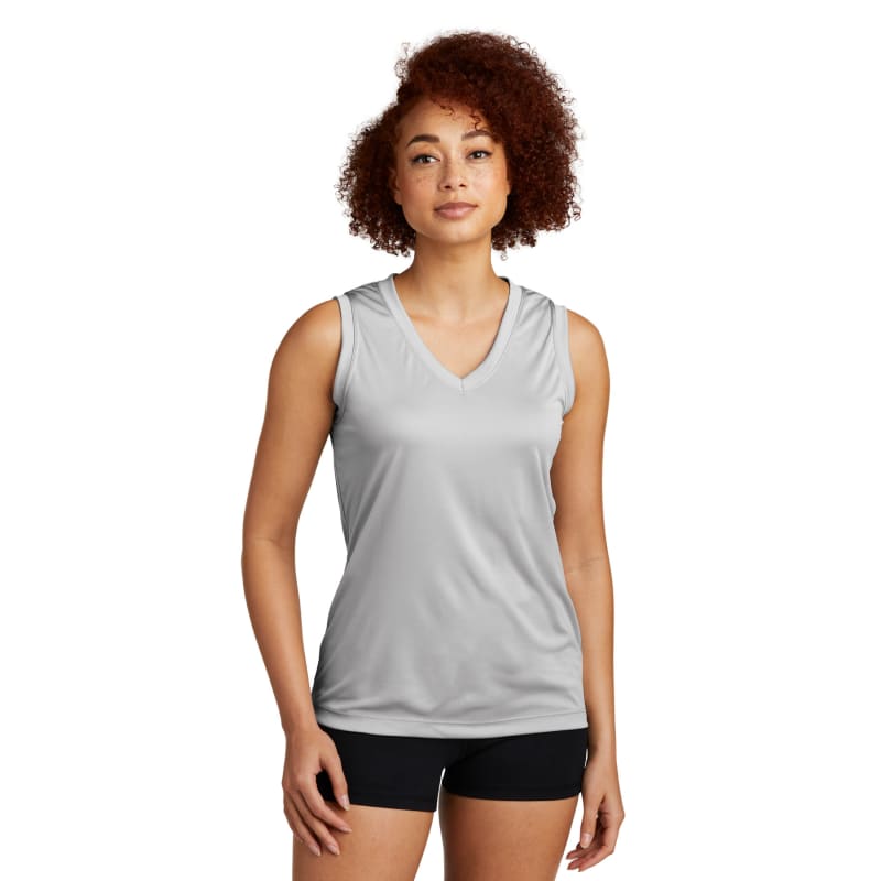Sport-Tek Women's Sleeveless PosiCharge Competitor V-Neck Tee. 30