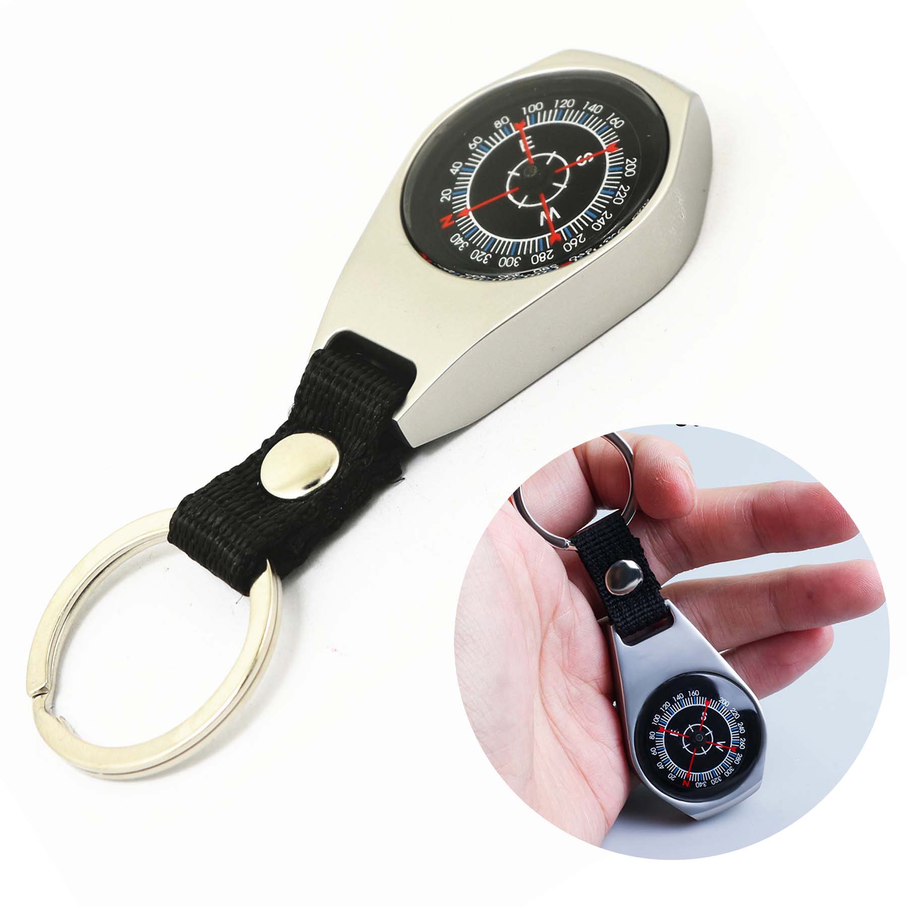 Compass Keychain 2