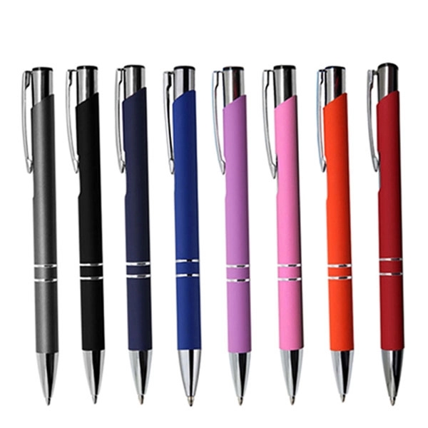 Rubberized Soft Paragon Metal Pen 5