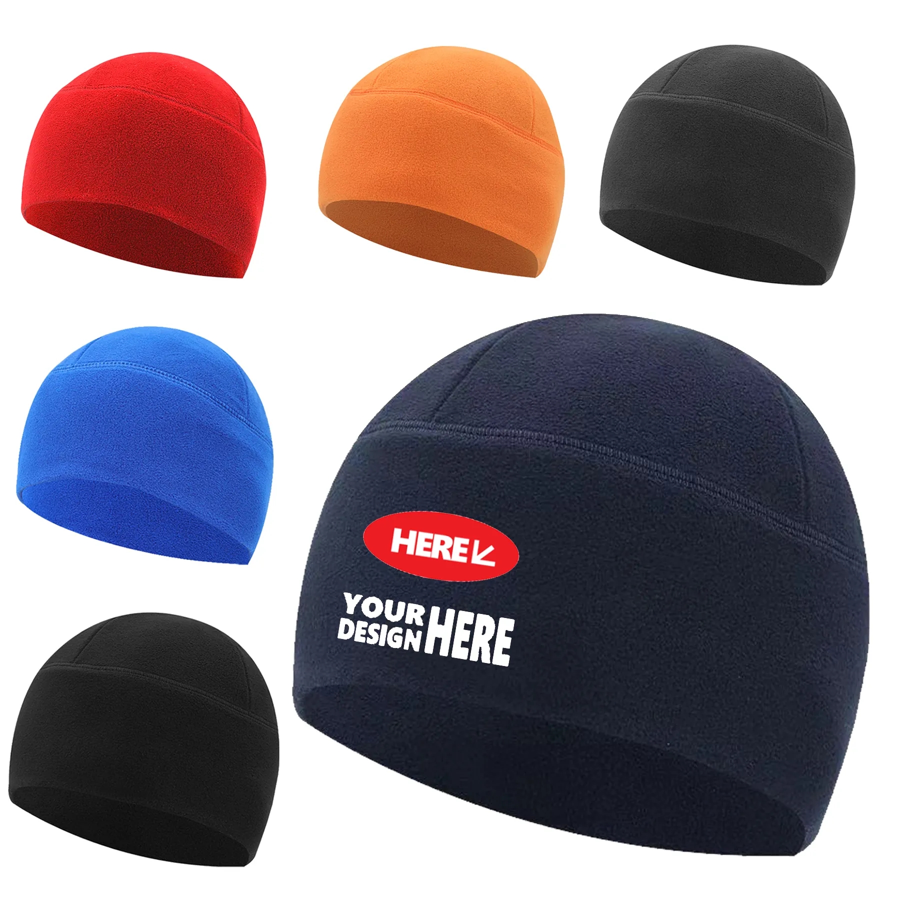 Fleece Cap Winter Warm Beanie 5