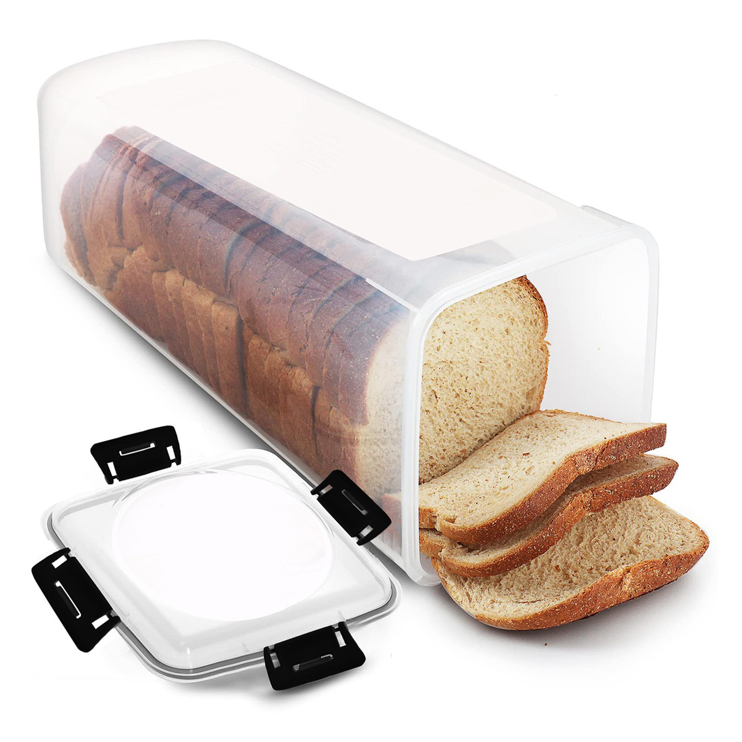 Plastic Fresh Bread And Toast Storage Box 6