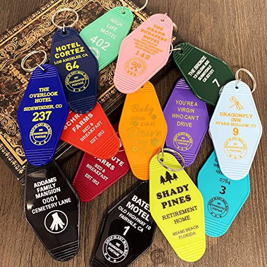 Vintage Hotel Motel Keychain / Hook 11