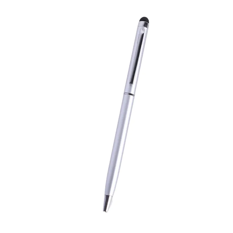 Click Metal Pen 5.3x0.3 Inch Durable Ballpoint with Stylus 13