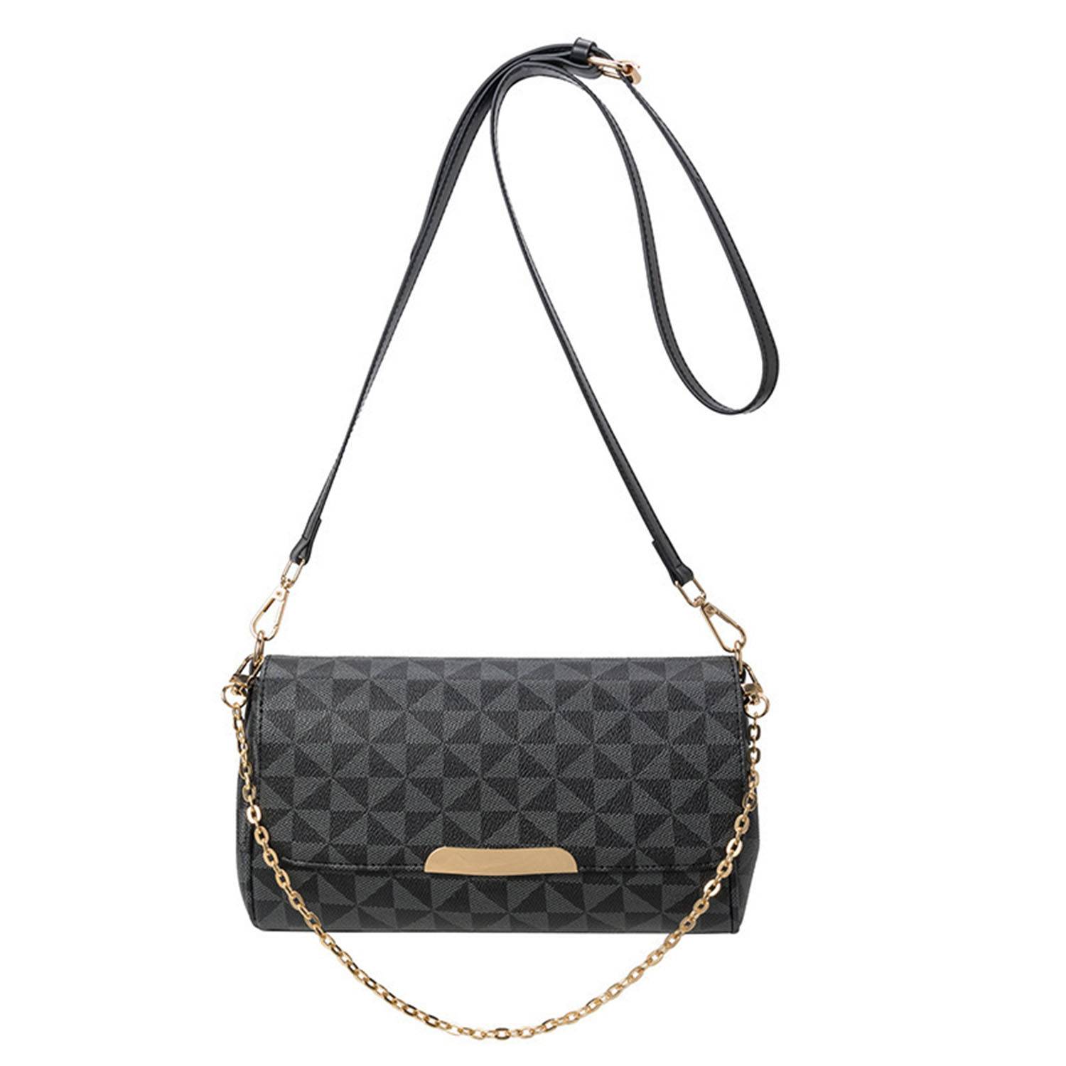 PU Leather Fashion Women Shoulder Chain Crossbody Bag 7