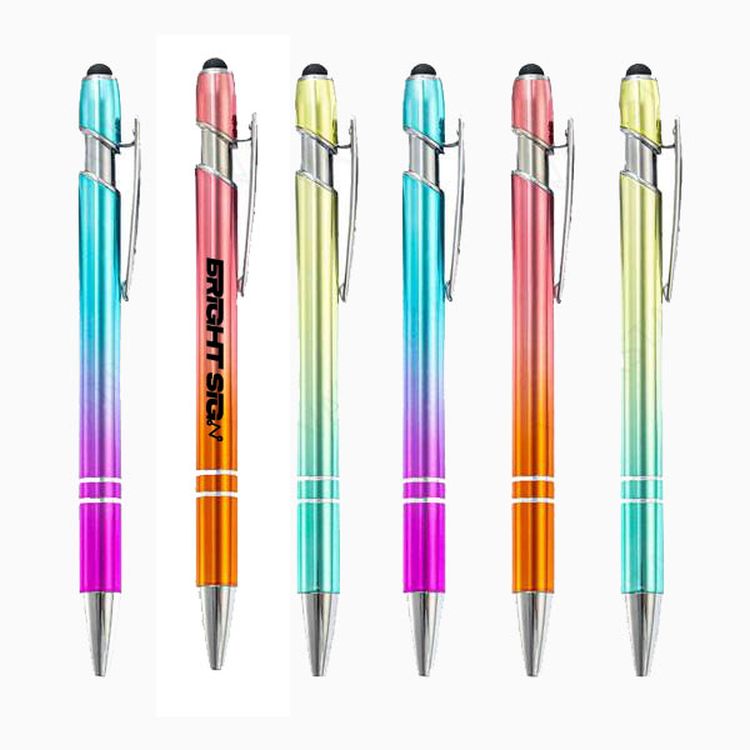 Dual Function Metal Stylus Ballpoint Pen 2