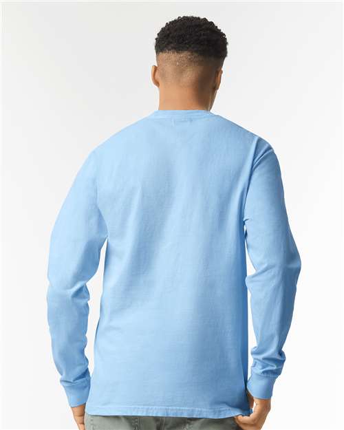 Unisex Garment-Dyed Heavyweight Long Sleeve T-Shirt - 6014 133