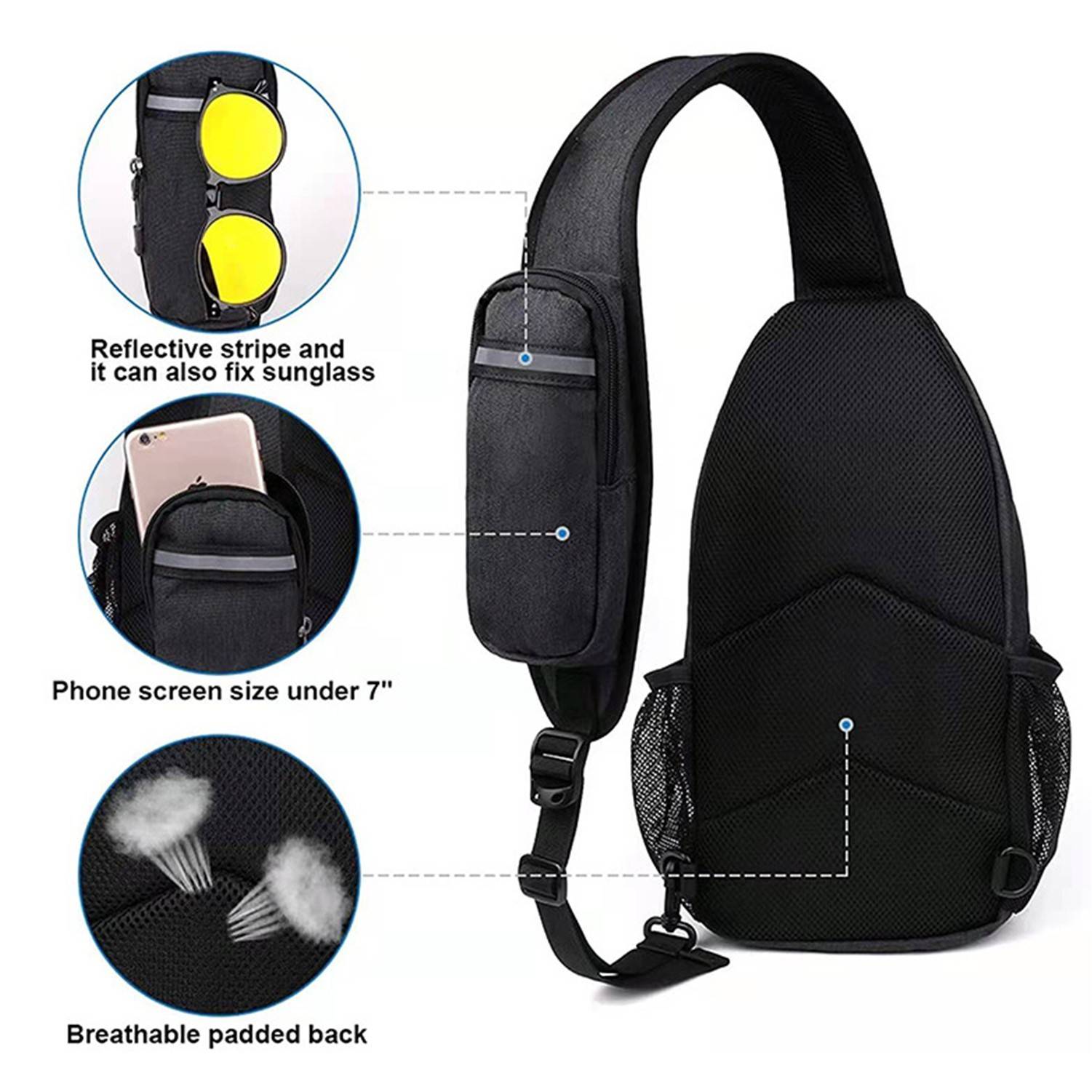 Travel Crossbody Sling Backpack 2