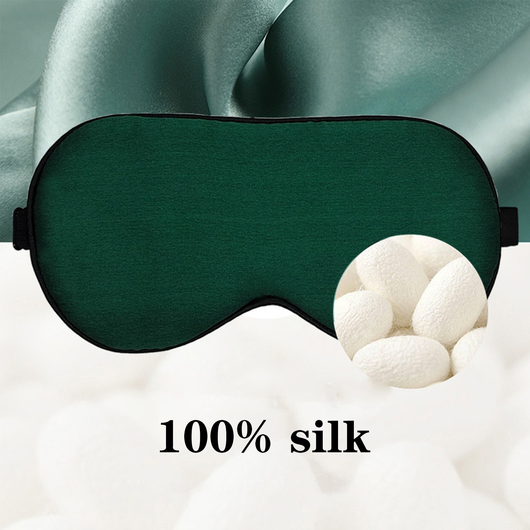 100% Real Mulberry Silk Light Blocking Sleep Eye Mask 2