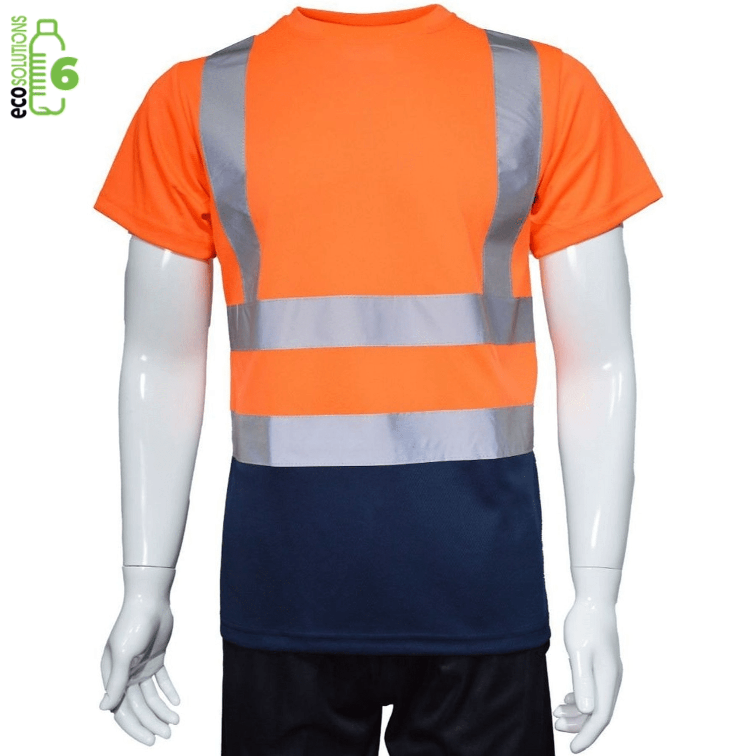 rPET Class 2 Color Block Reflective Safety T-Shirt 4