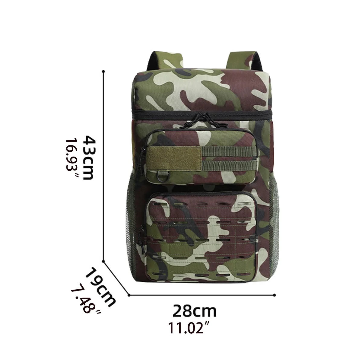 24L Camping Cooler Backpack Insulated Waterproof Lunch Bag 3