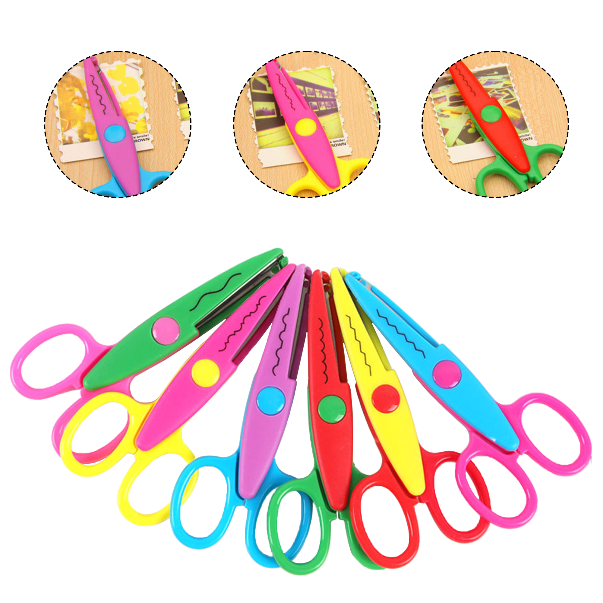 Decorative Pattern Edge Craft Scissors 1