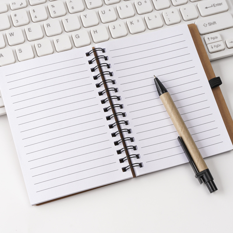 Spiral Notepad with Pen Memo Sticky Notes Custom Notebook and Pen Set 2
