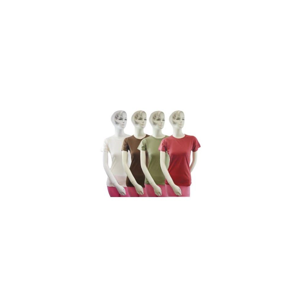 Women's 100% Cotton T-Shirts - 4 Colors 4 Sizes 1