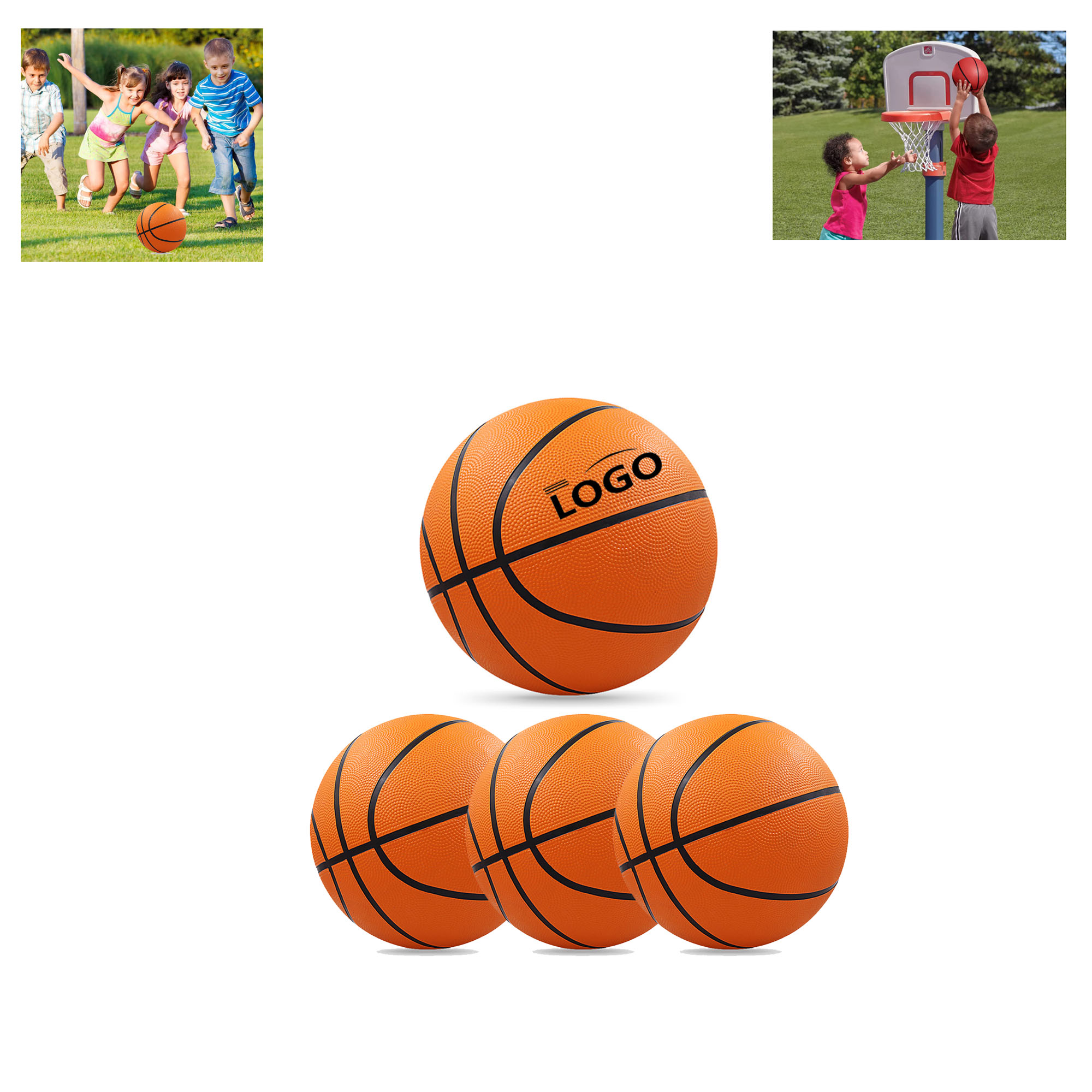 Size 5 Kid Sport Rubber Basketball 1