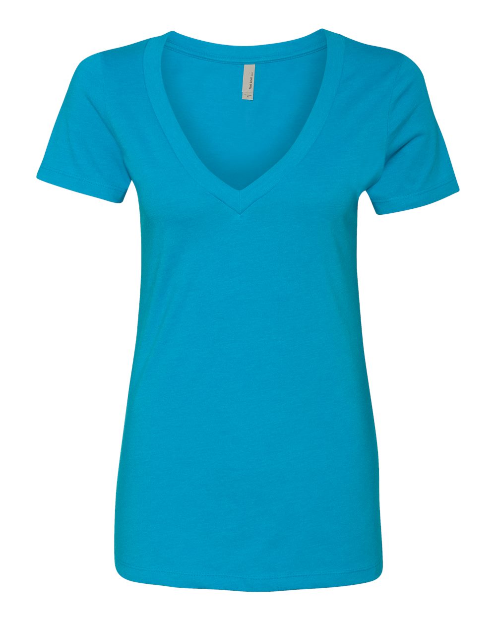Women's CVC Deep V-Neck Tee - 6640 9