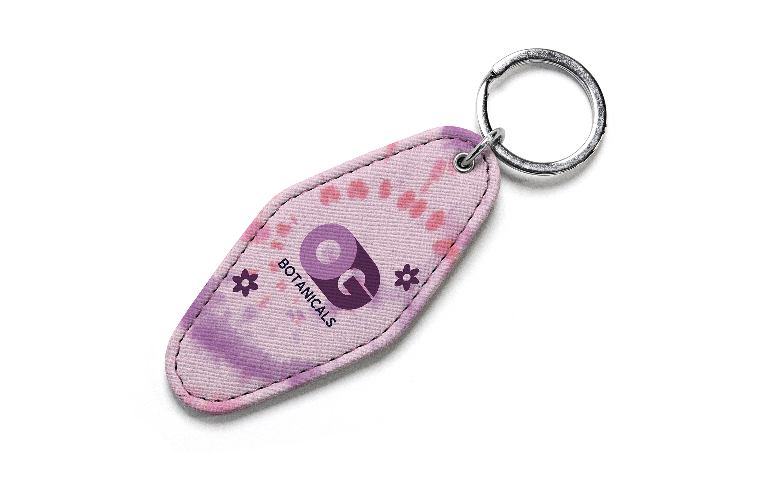 LVL Vegan Leather Motel Keychain