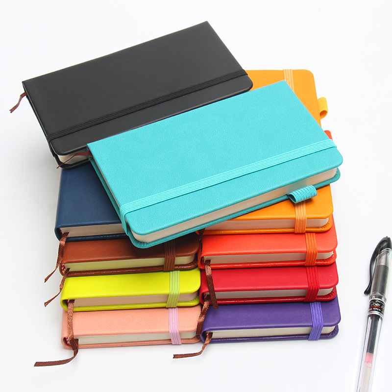 Colour A6 Small Pocket Notebooks With Pu Cover 4