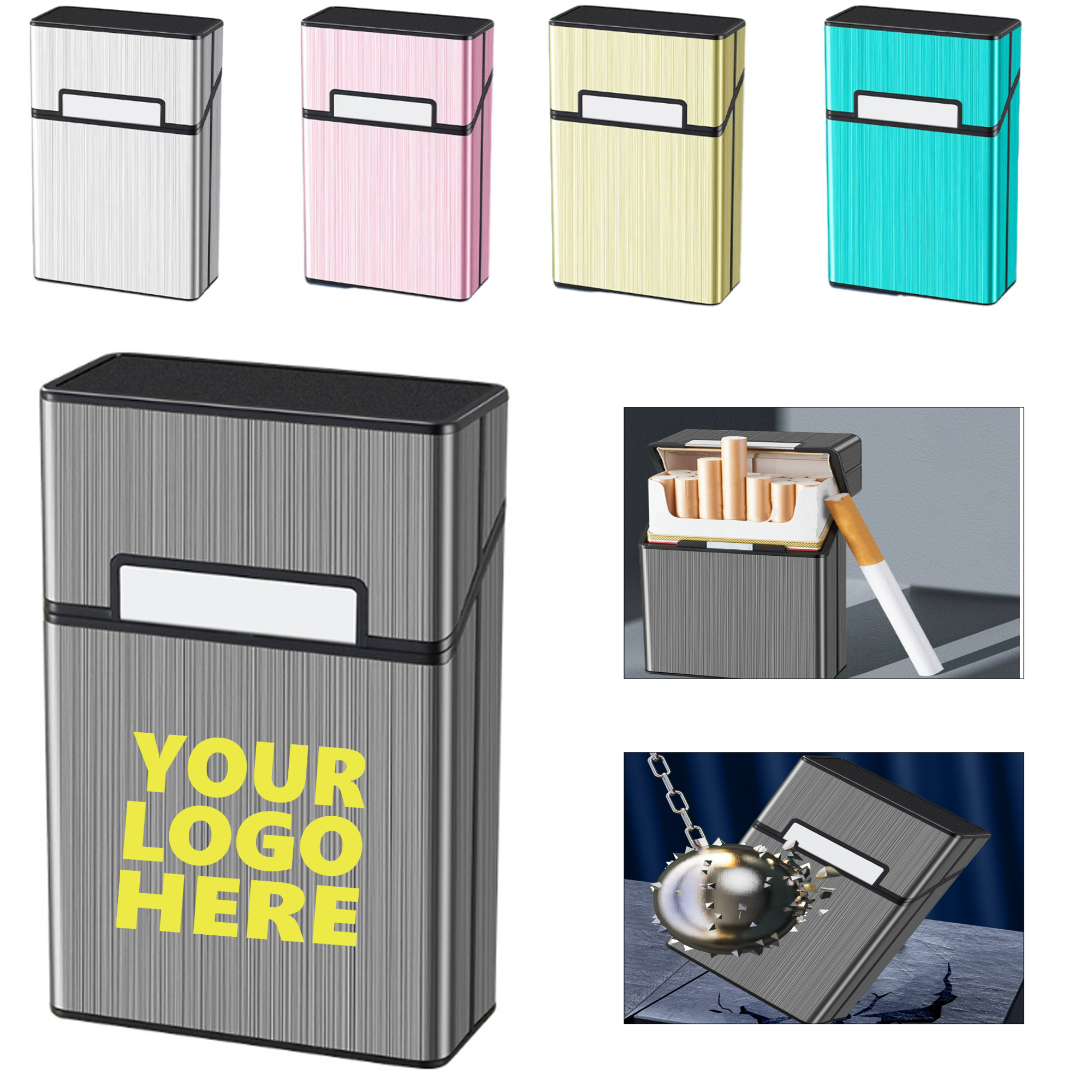 Sealed Anti-Pressure Cigarette Case 2