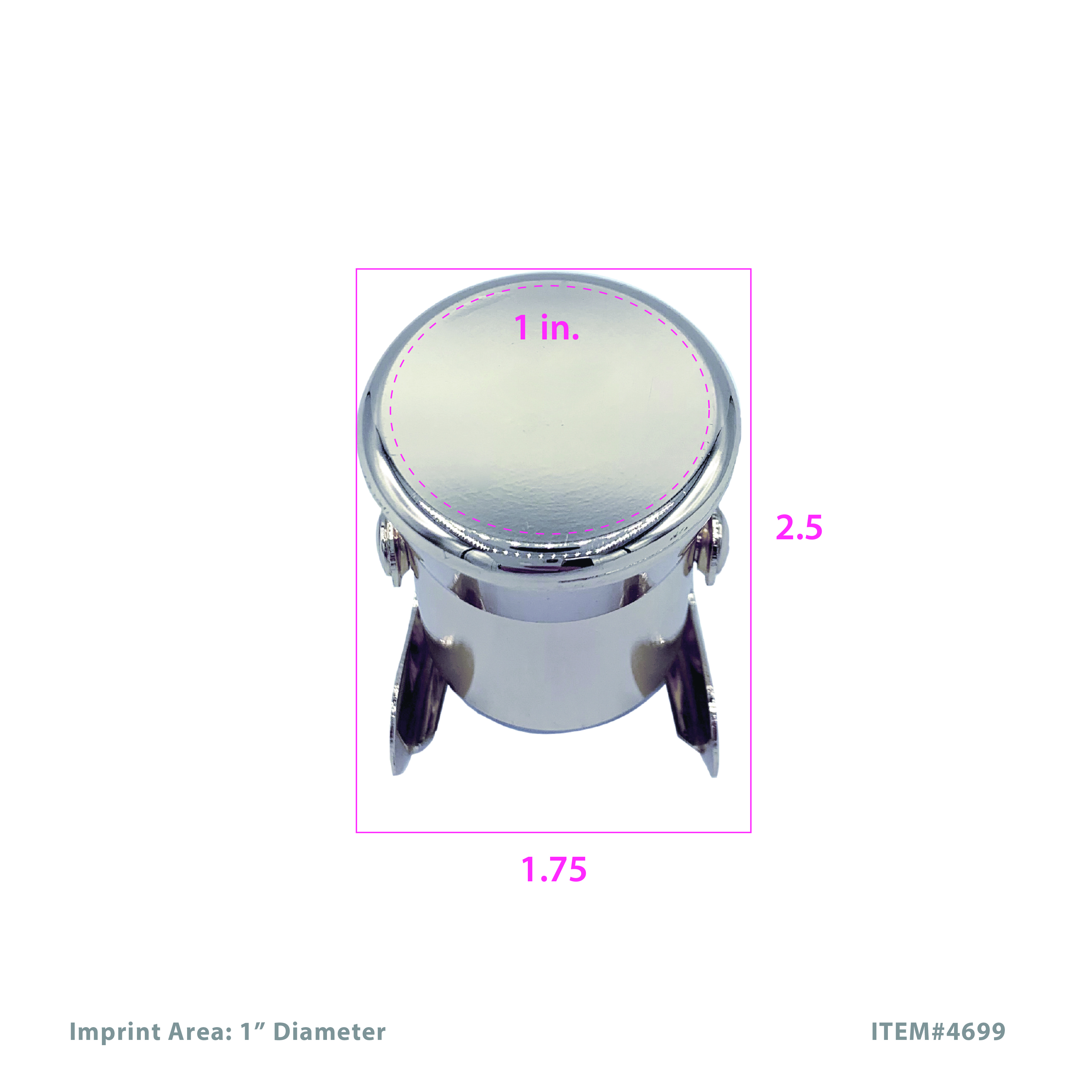 Viski® Heavyweight Champagne Stopper 1
