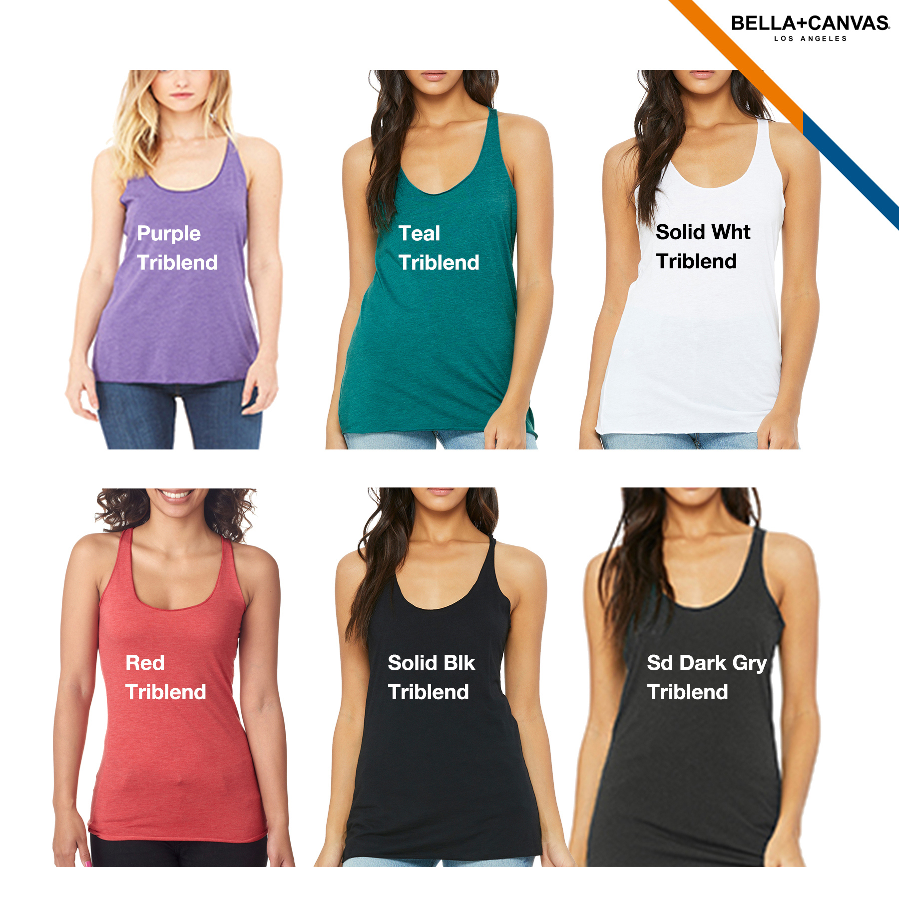 Bella Canvas® Ladies' Racerback Tank Tops 4