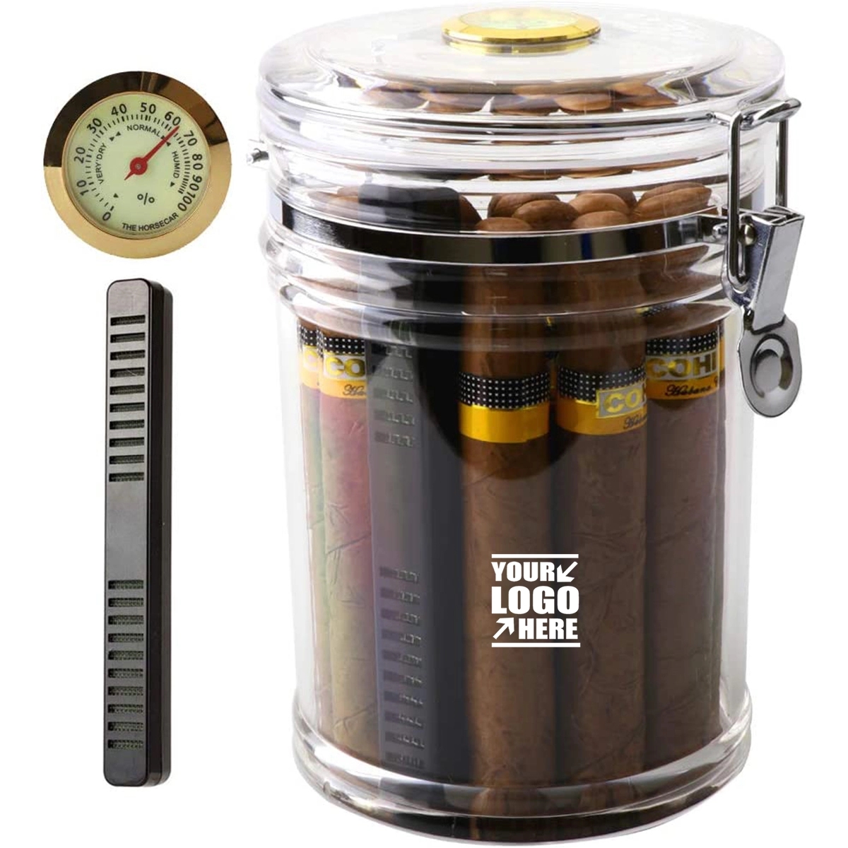 Acrylic Humidor Jar 2