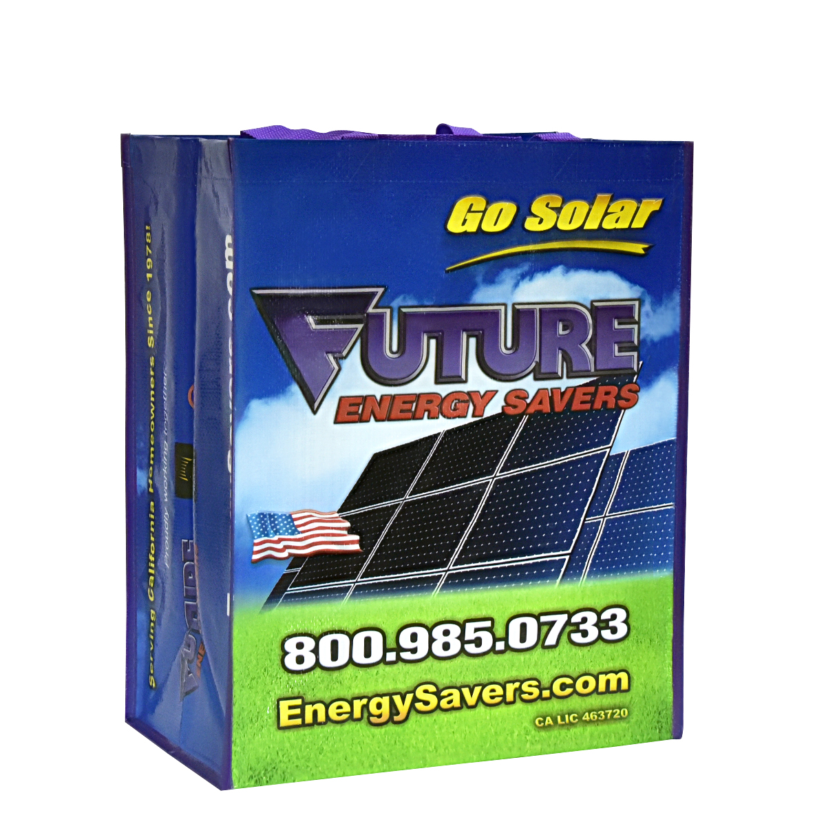 Custom Full-Color 145g Laminated Woven Promotional Bag 14"x17"x8" 2