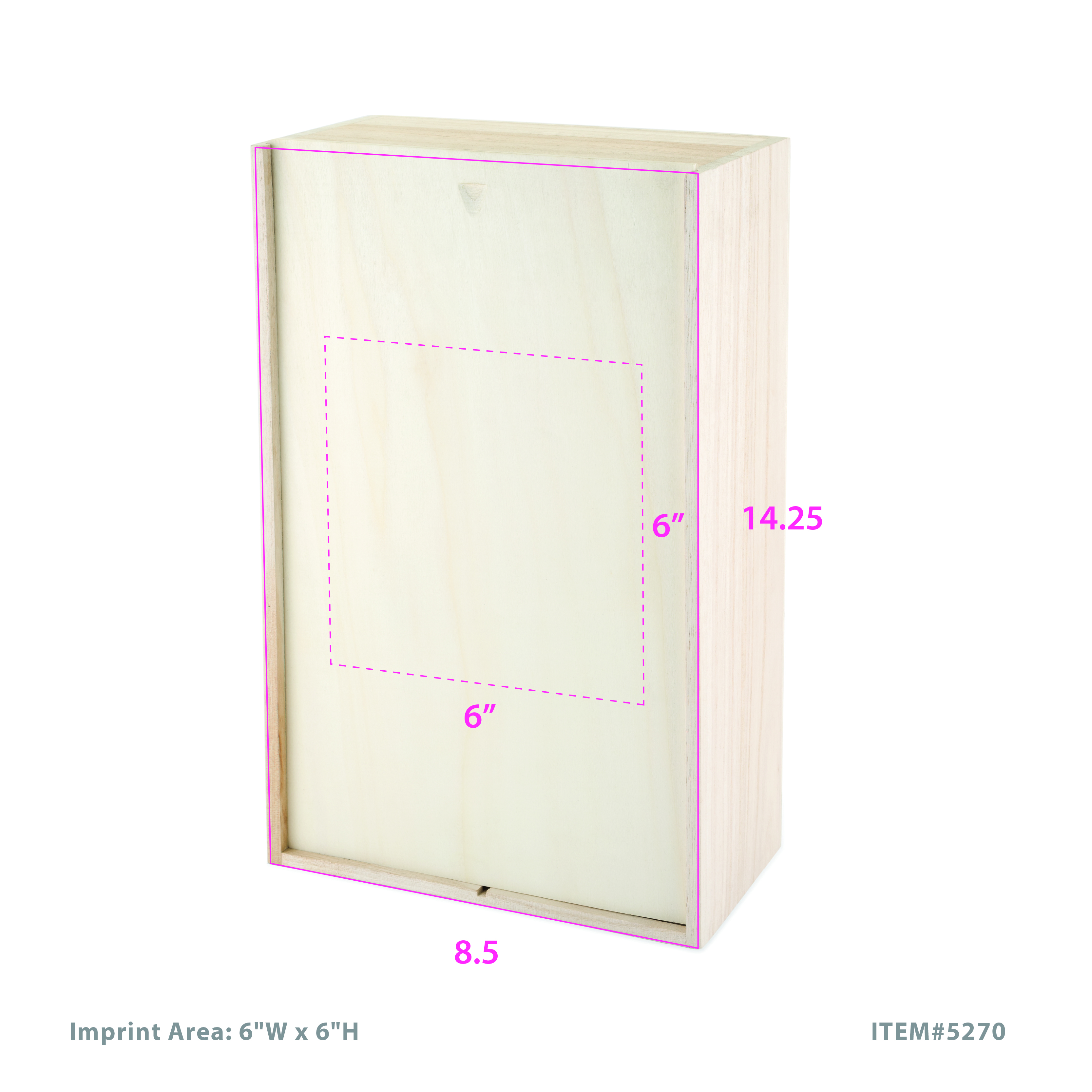 Twine Living® 2-Bottle Paulownia Wood Wine Box 1