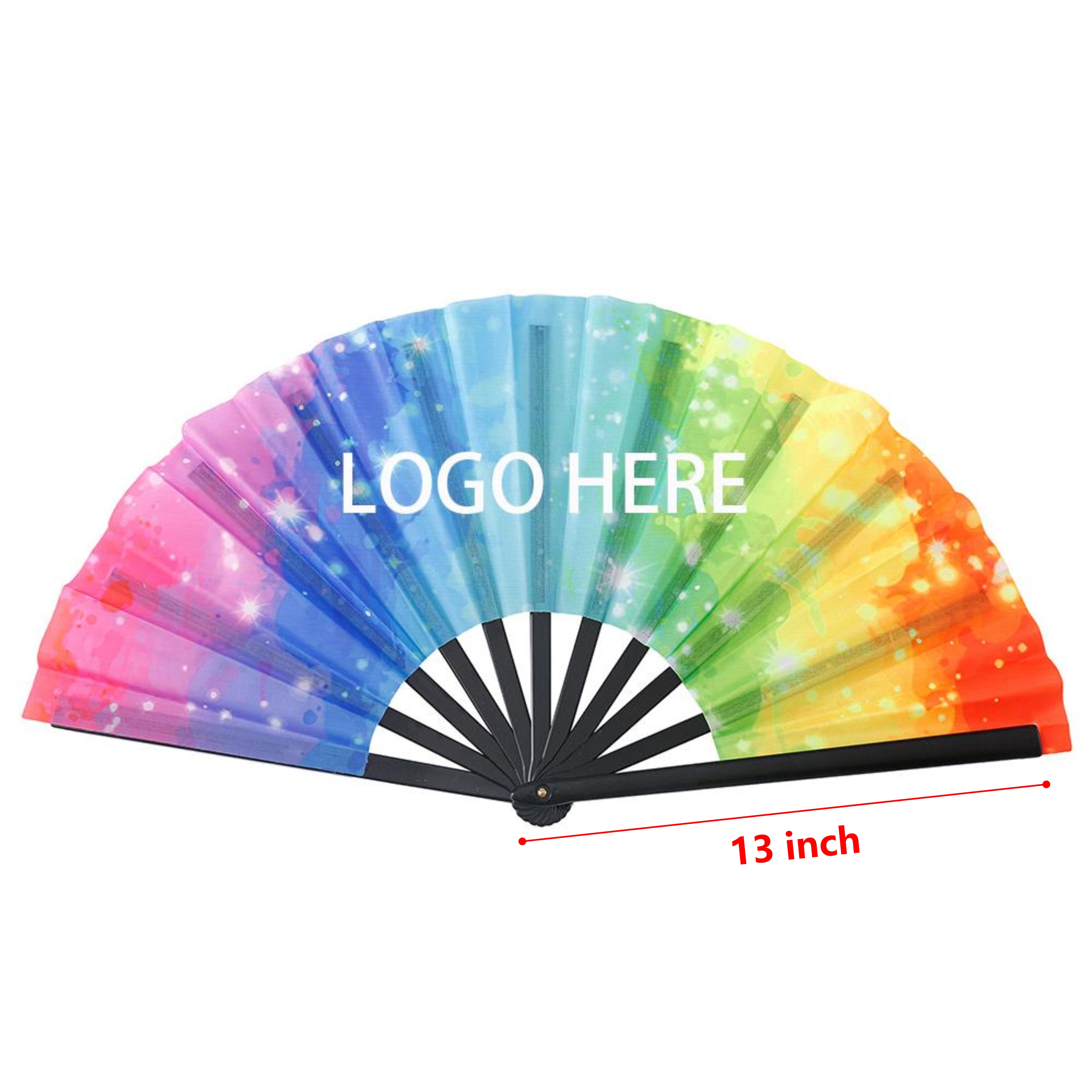 13" Custom Kung Fu Fan 2
