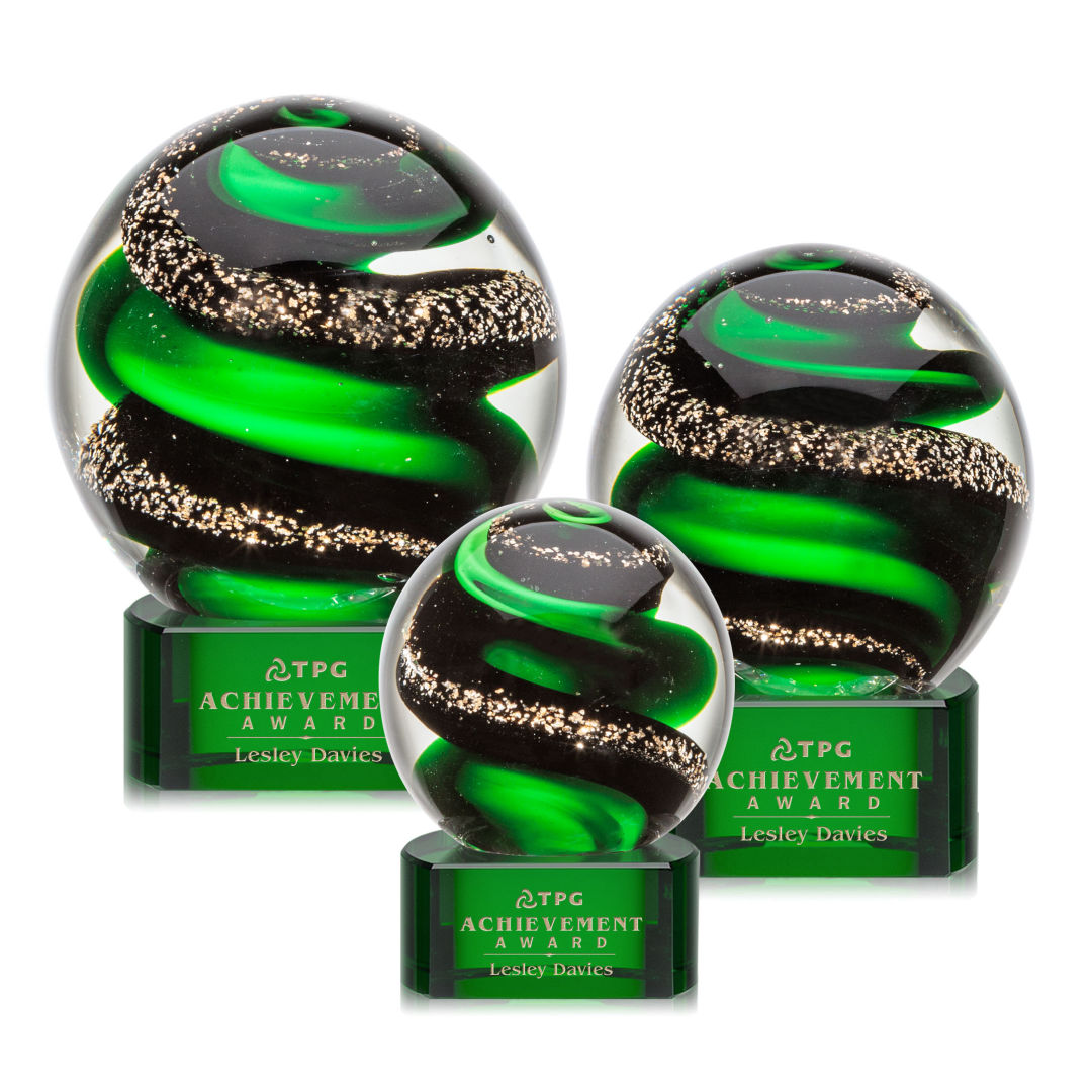 Zodiac Award on Paragon Base - Green 5