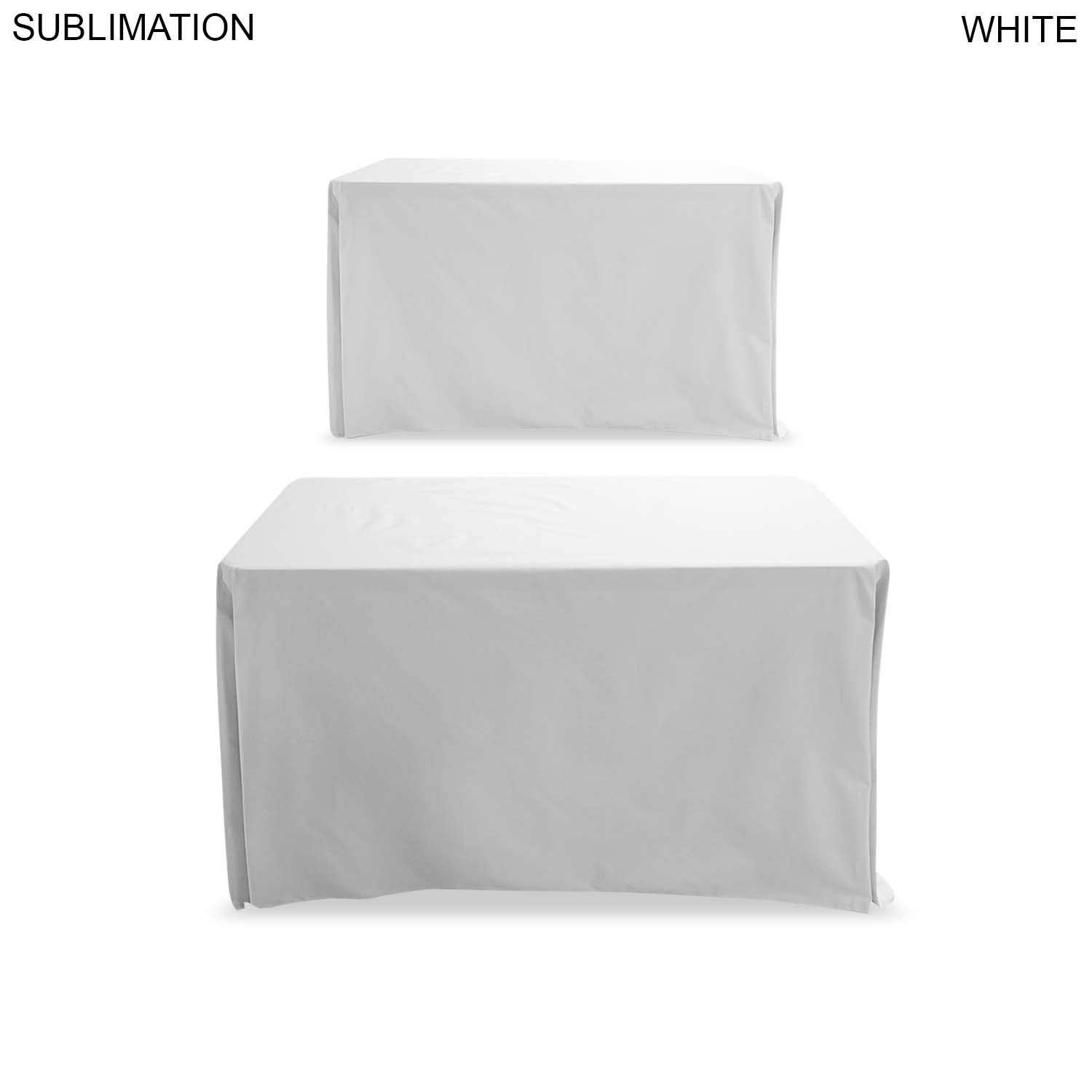 Sublimated Table Cloth for 4' table, Drape style, 4 sided, Closed Back 3
