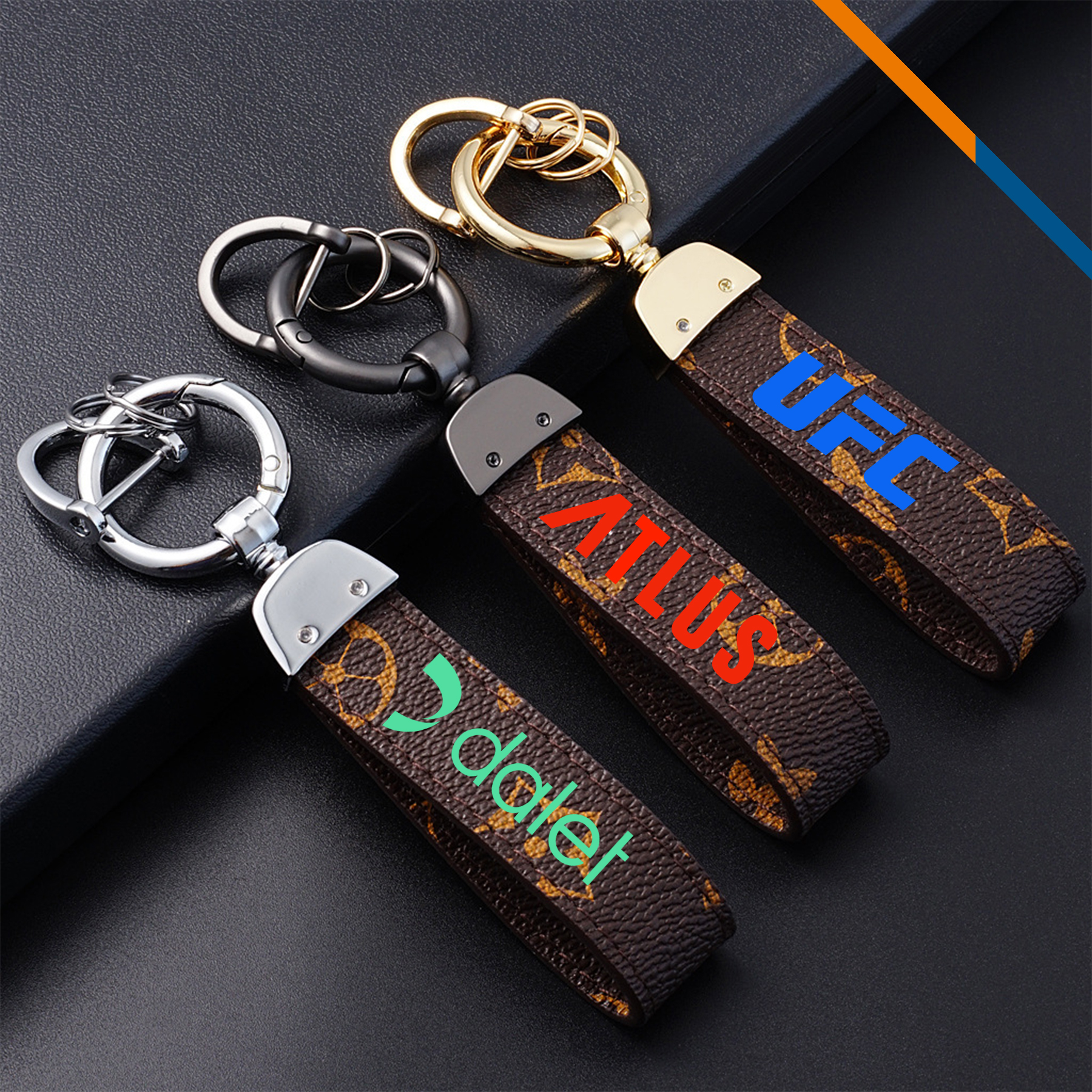 Seno Leather Strap Keychain 3