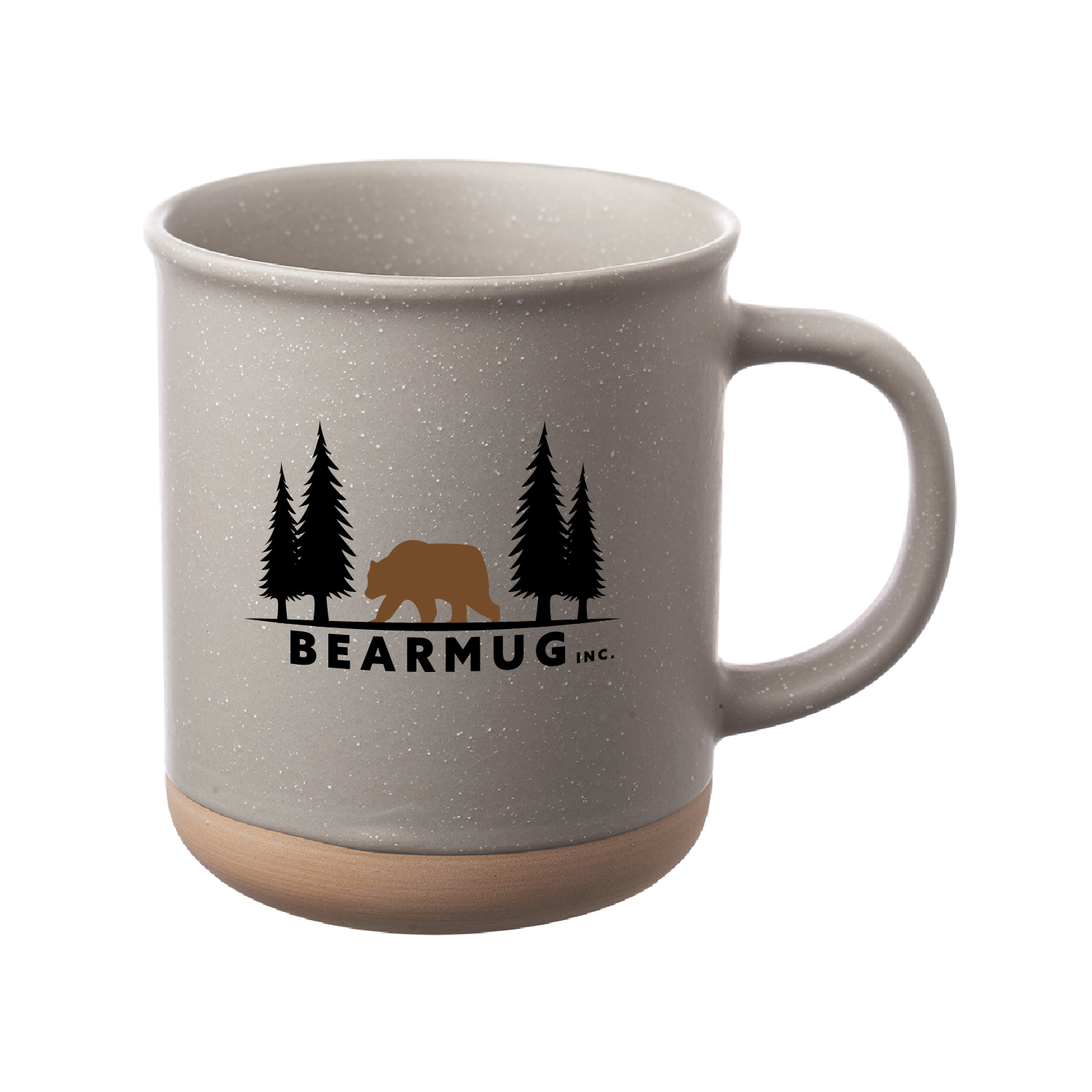 13.5 oz. Speckled Clay Coffee Mug (2 Color Imprint) 2