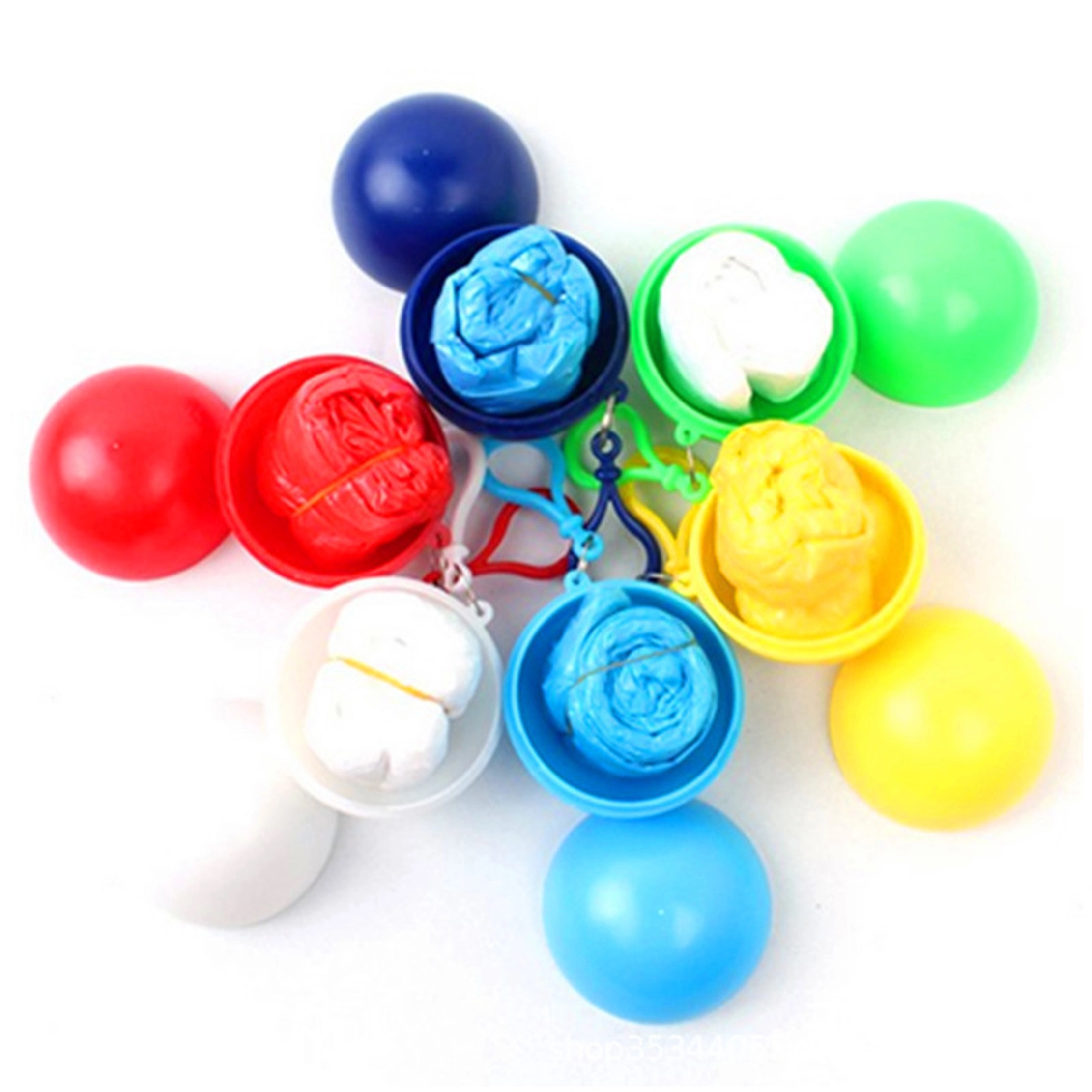 Disposable Rain Ponchos With Ball Shape Case 2