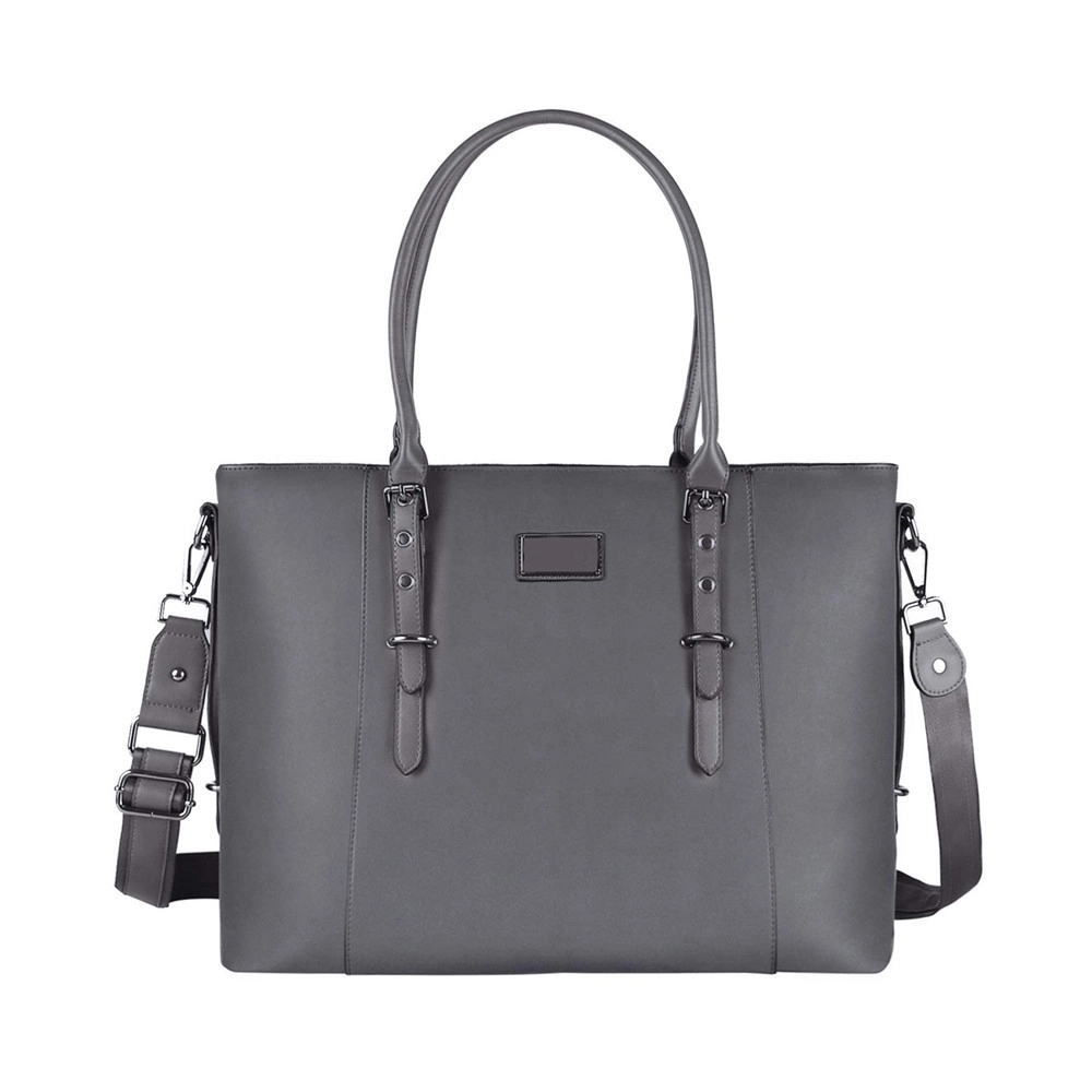 Pu Leather Laptop Tote Bag 7
